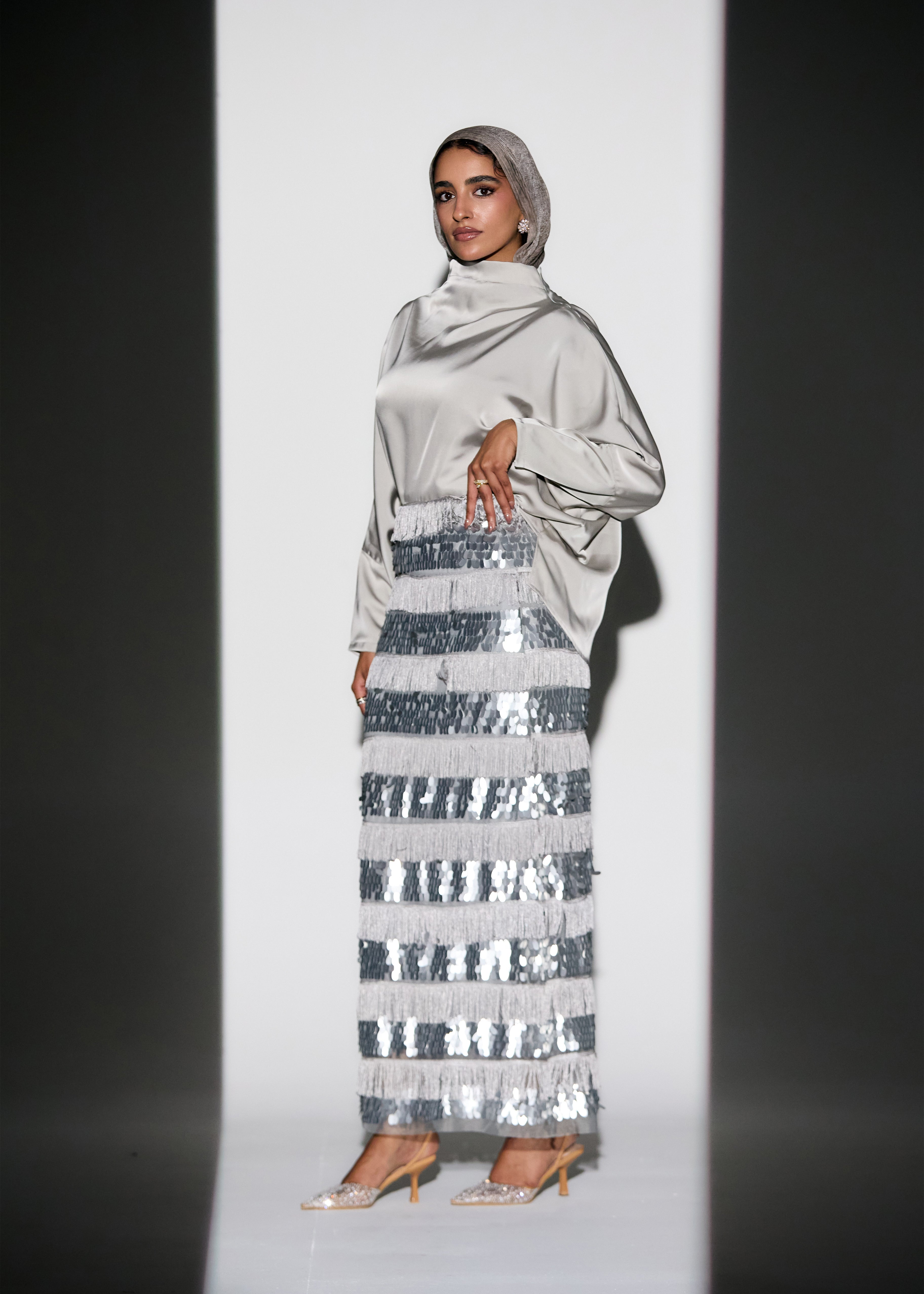 Silver Rhythm Skirt