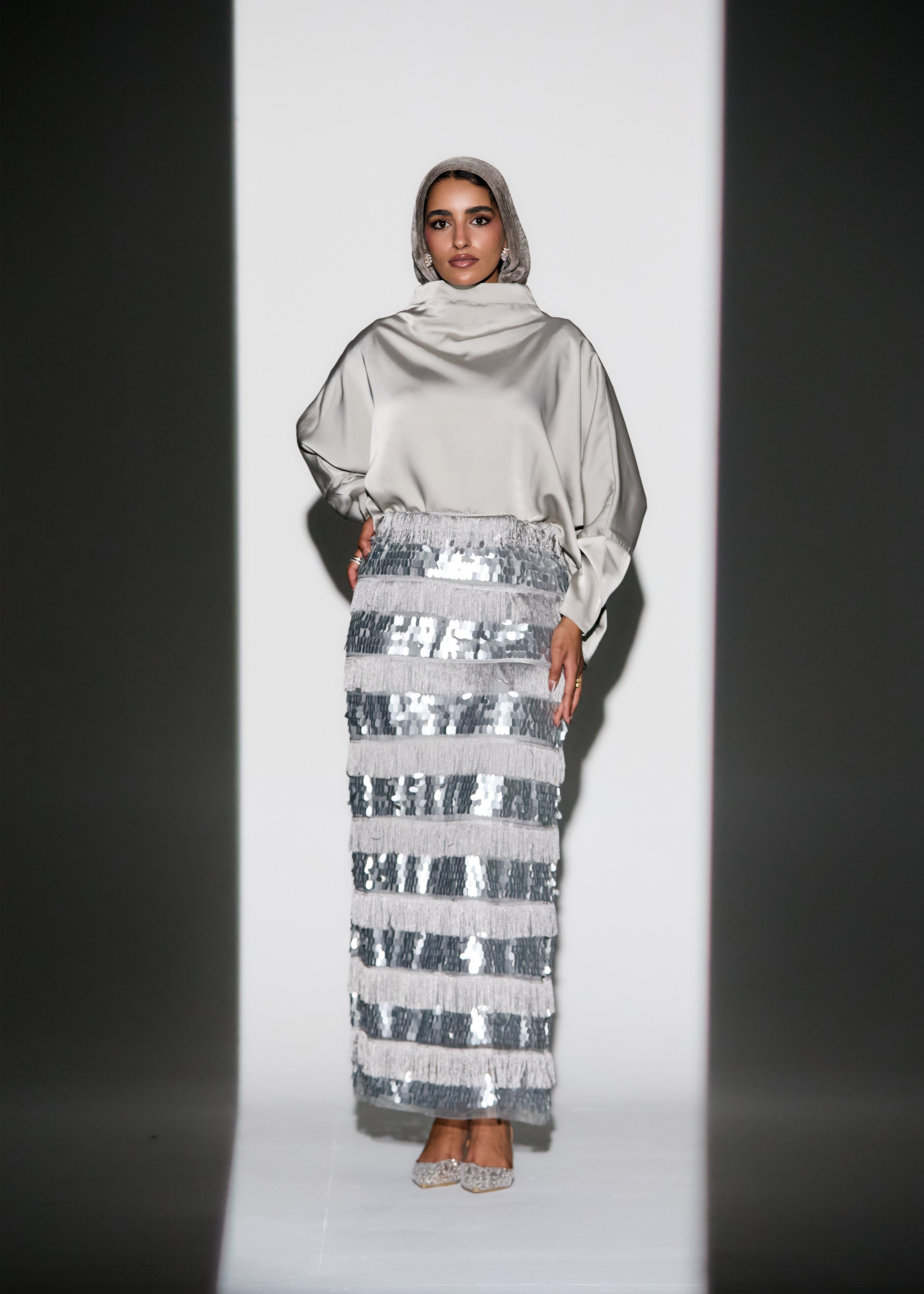 Silver Rhythm Skirt