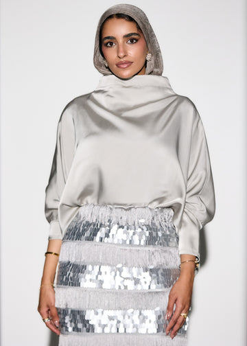 Silver Rhythm Blouse
