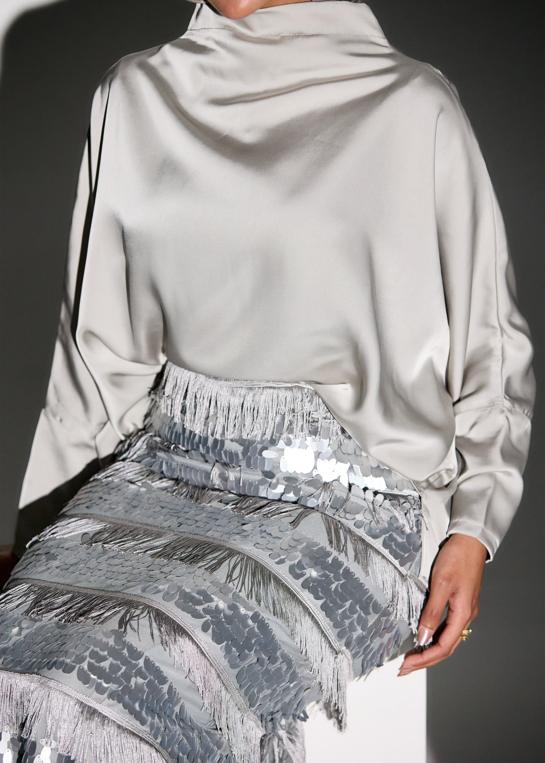 Silver Rhythm Blouse