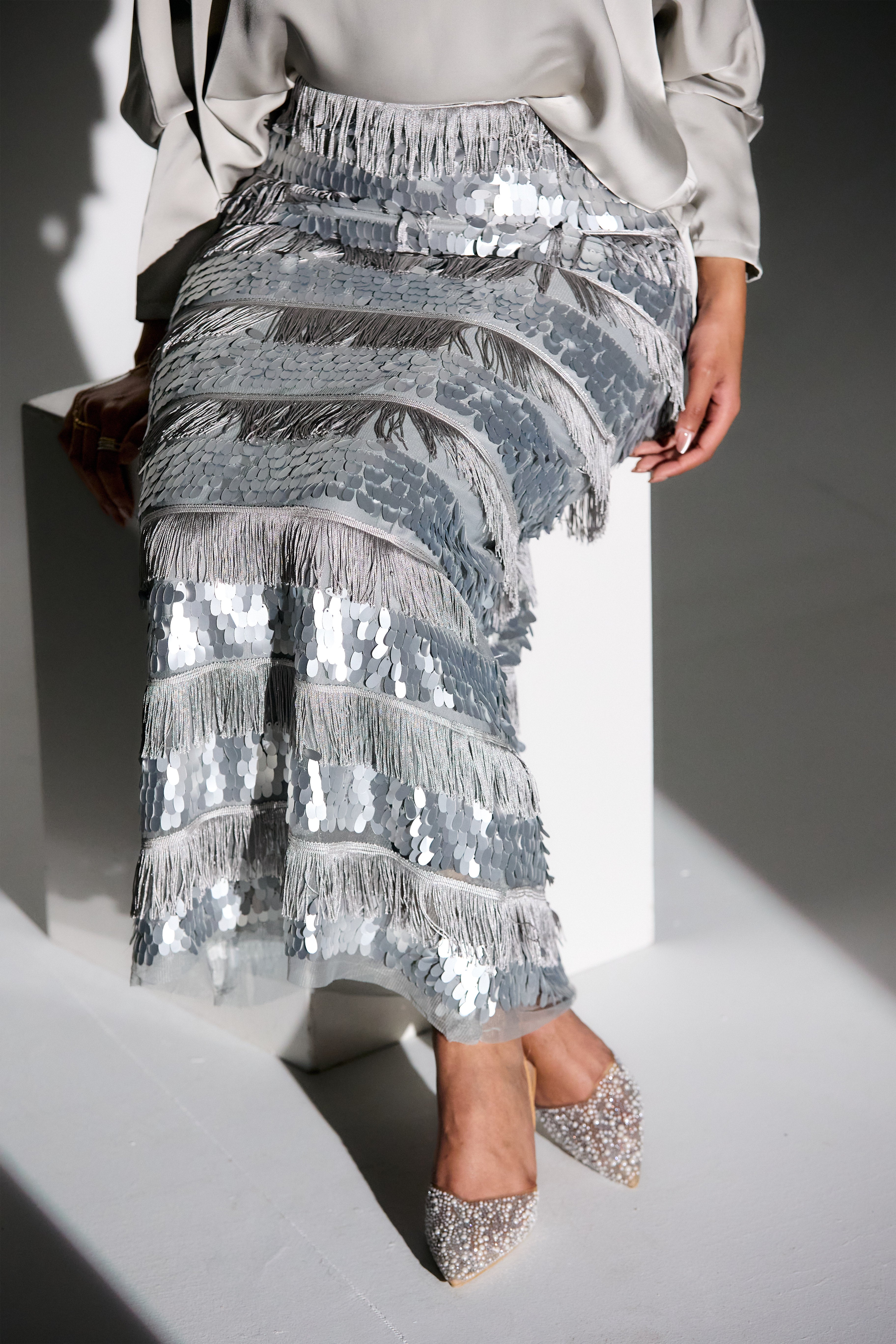 Silver Rhythm Skirt