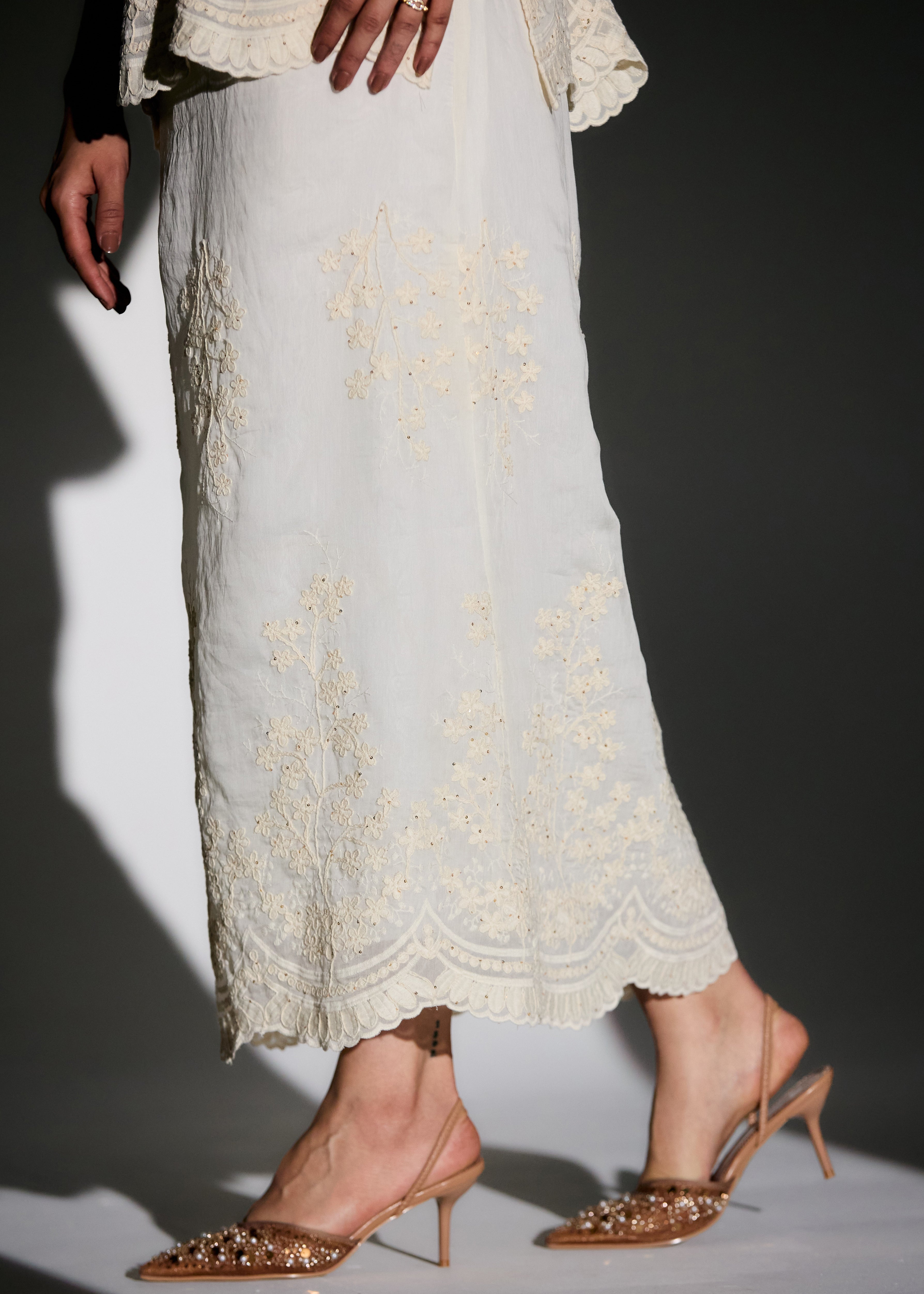 Lace Line Skirt