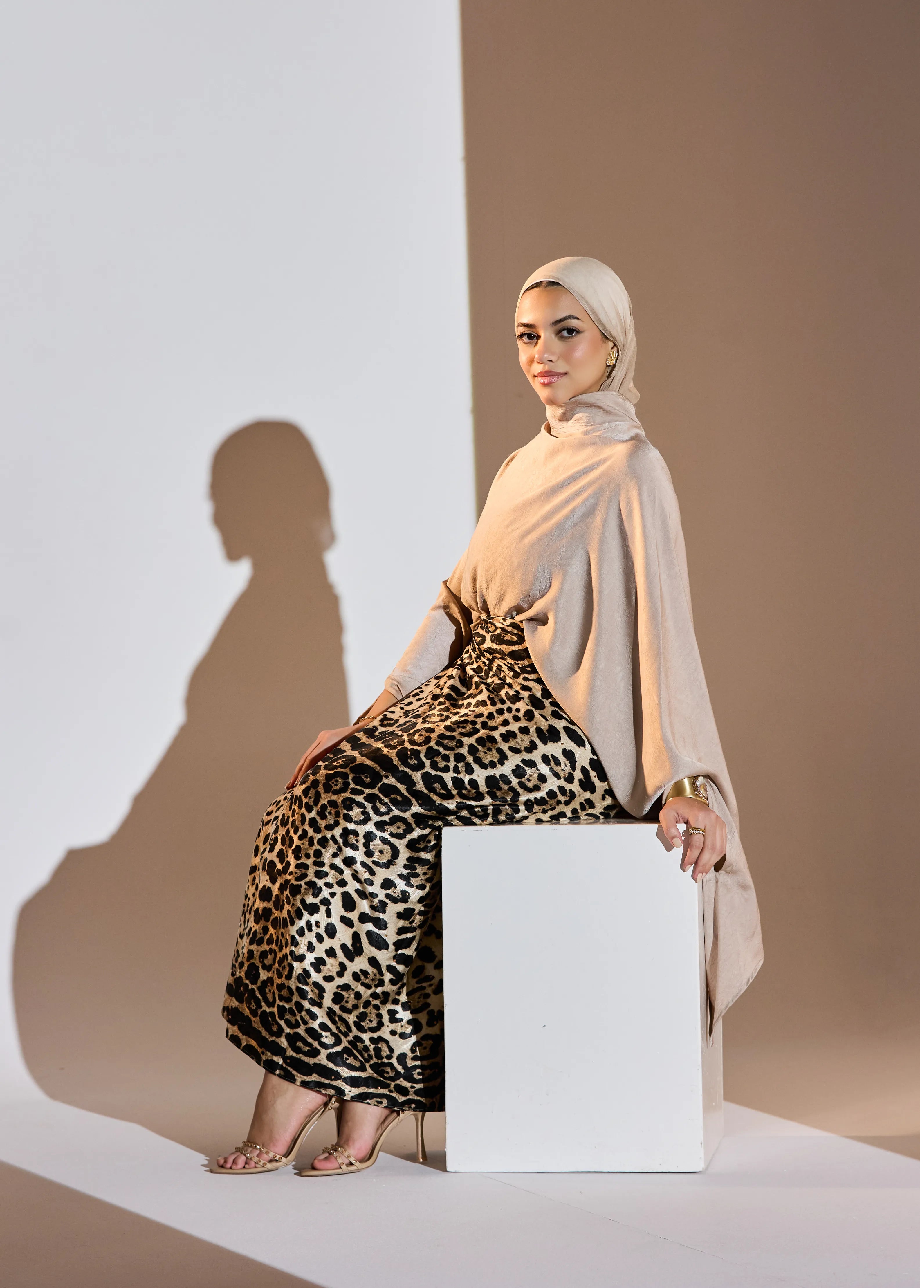 Wrap leopard Skirt