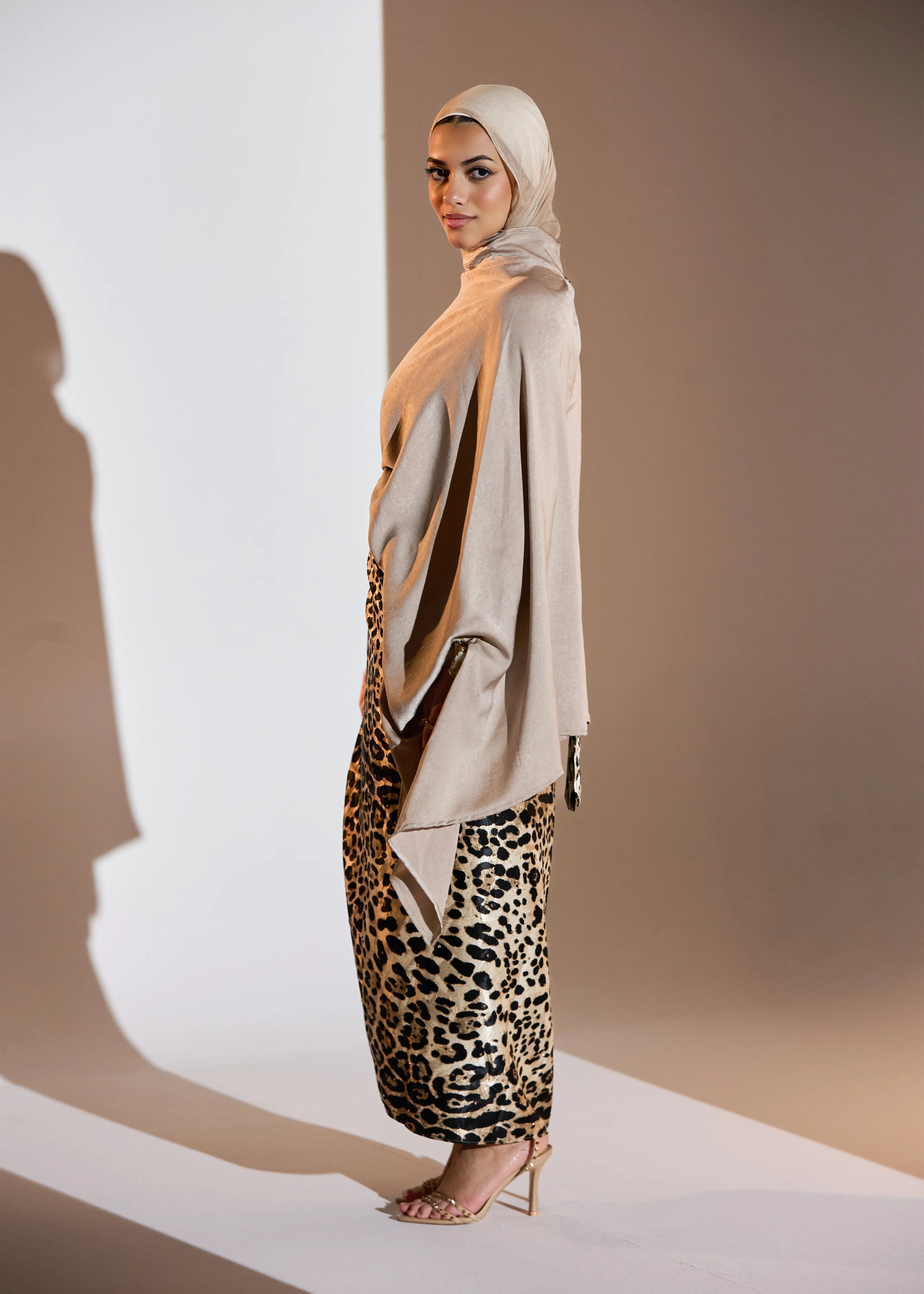 Wrap leopard Skirt