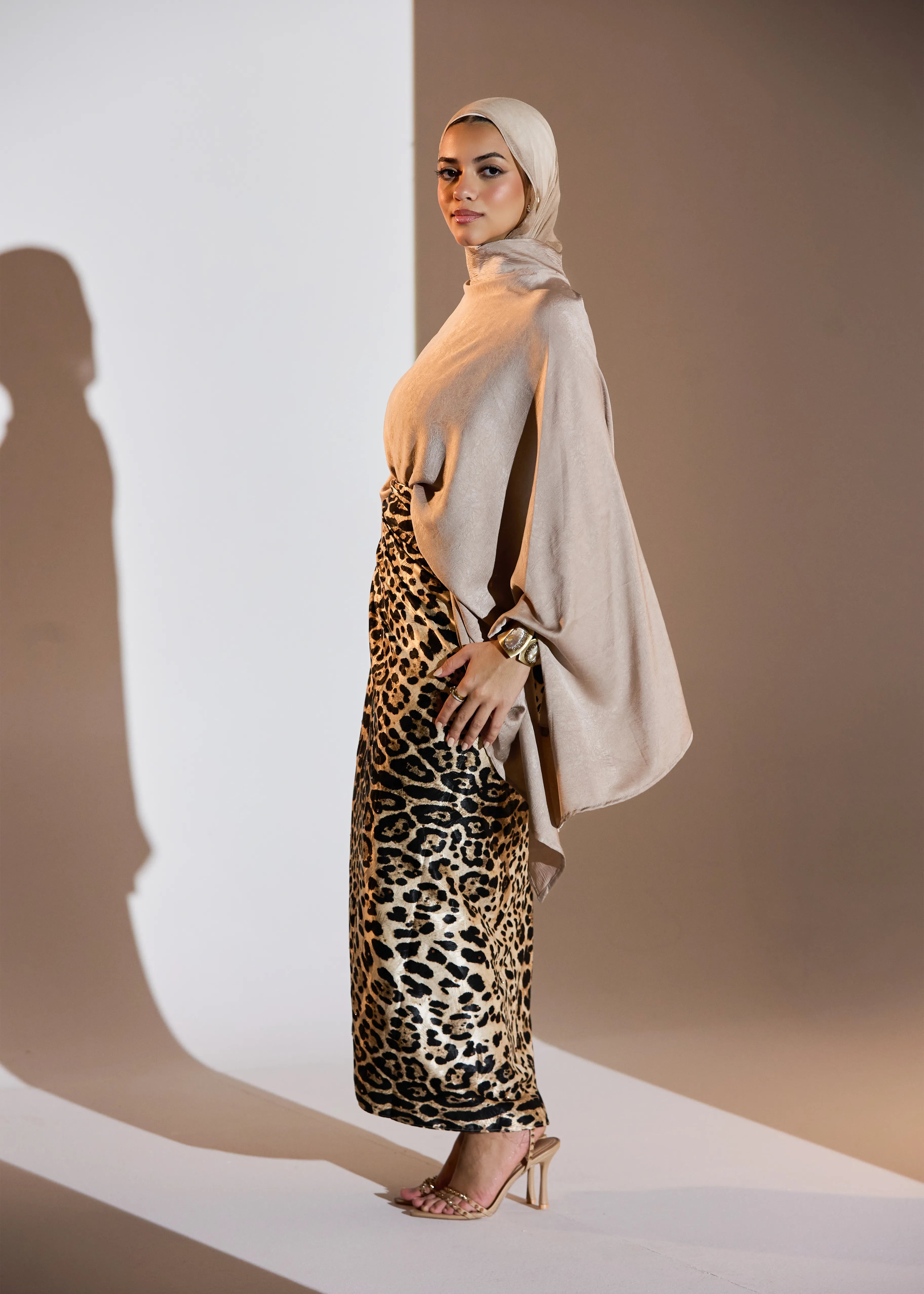 Wrap leopard Set