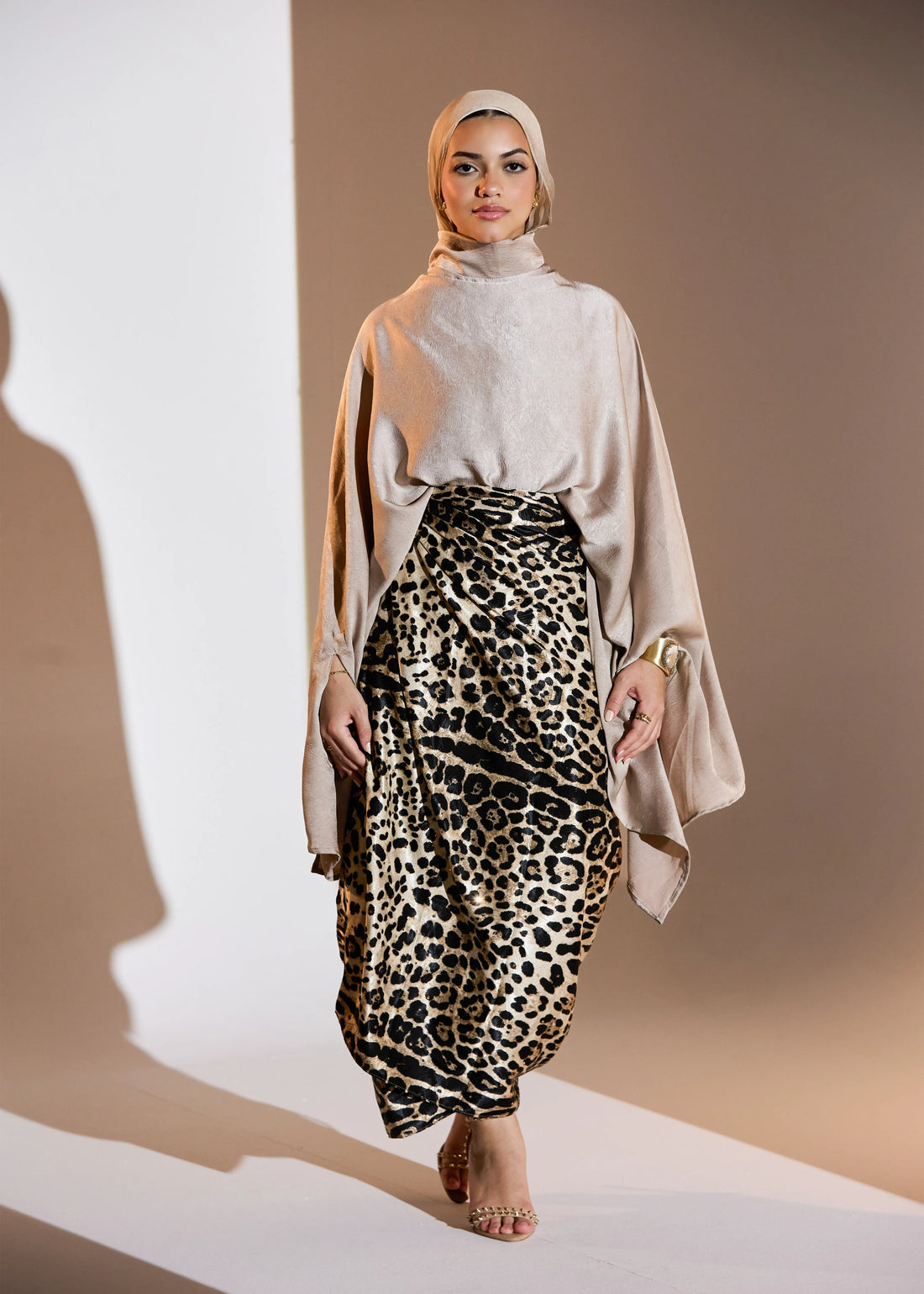 Wrap leopard Set