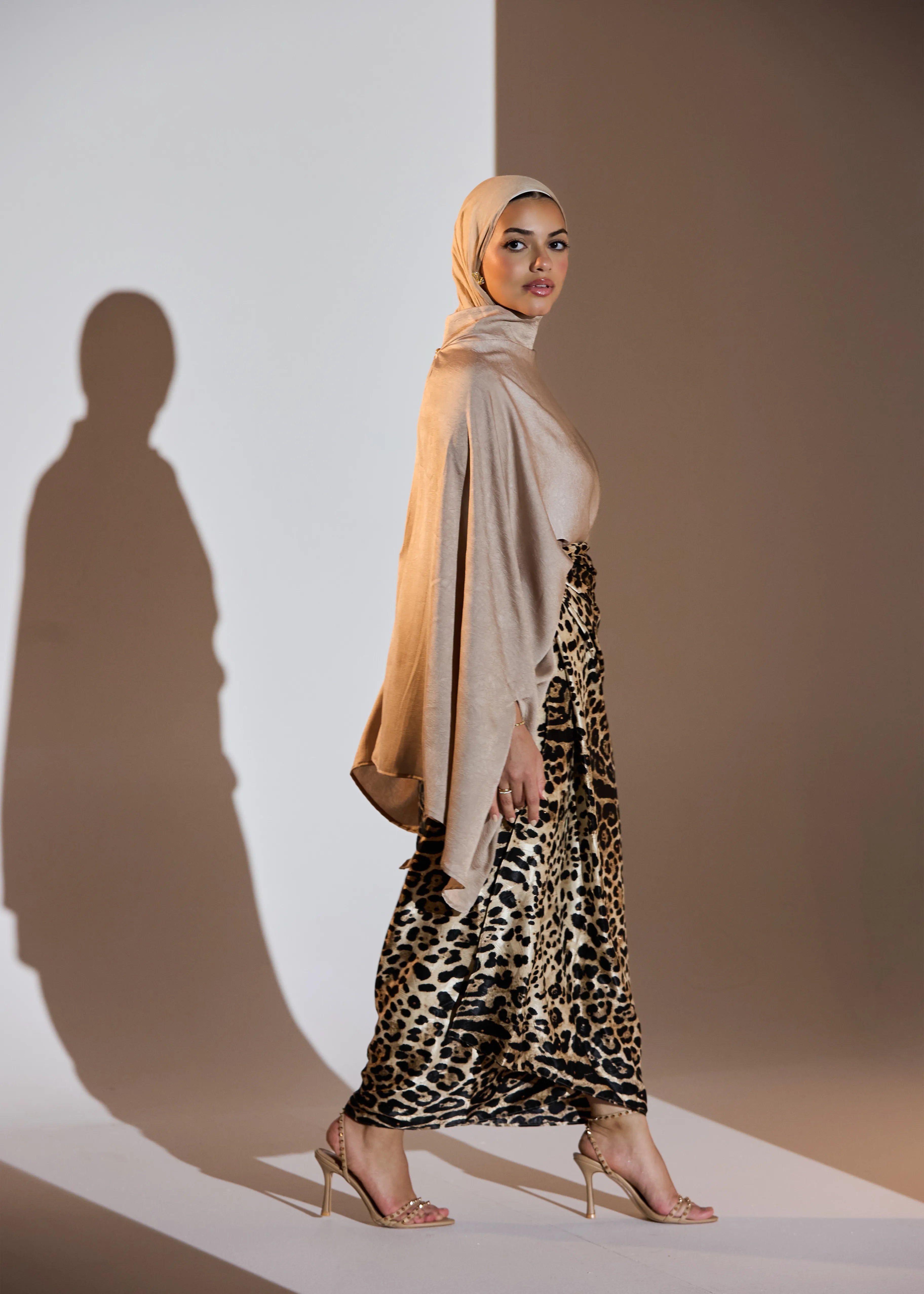 Wrap leopard Skirt
