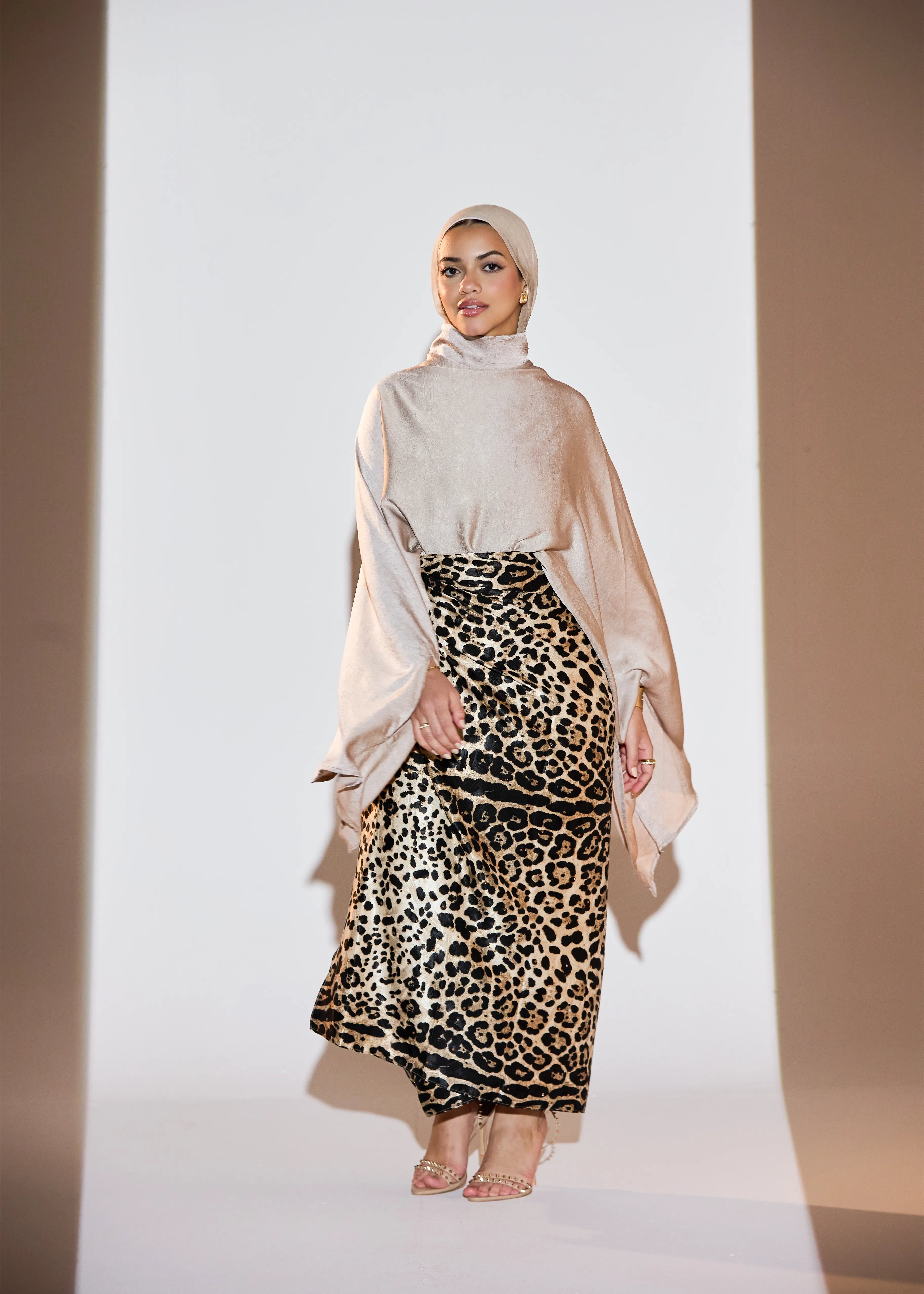 Wrap leopard Set