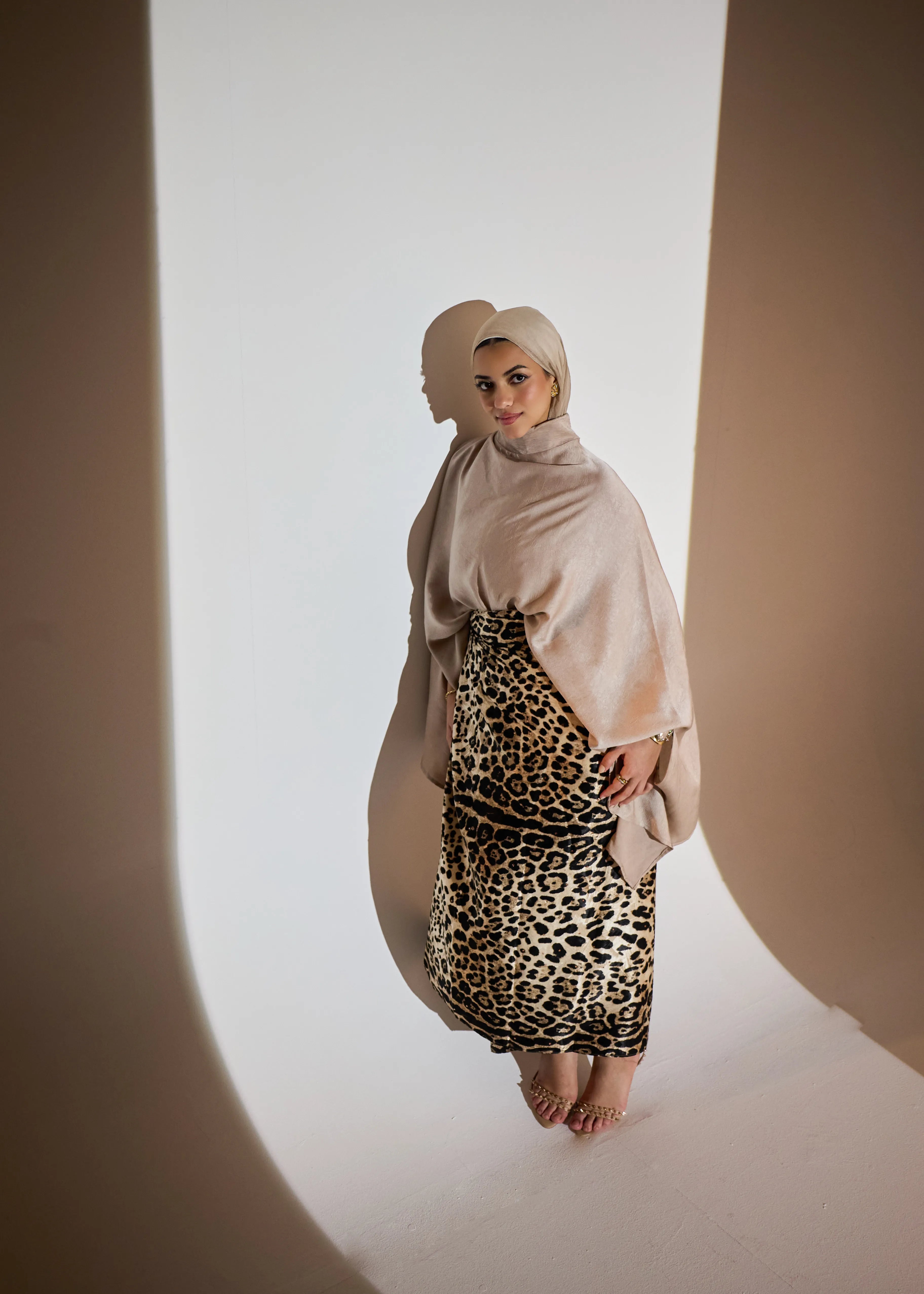 Wrap leopard Skirt