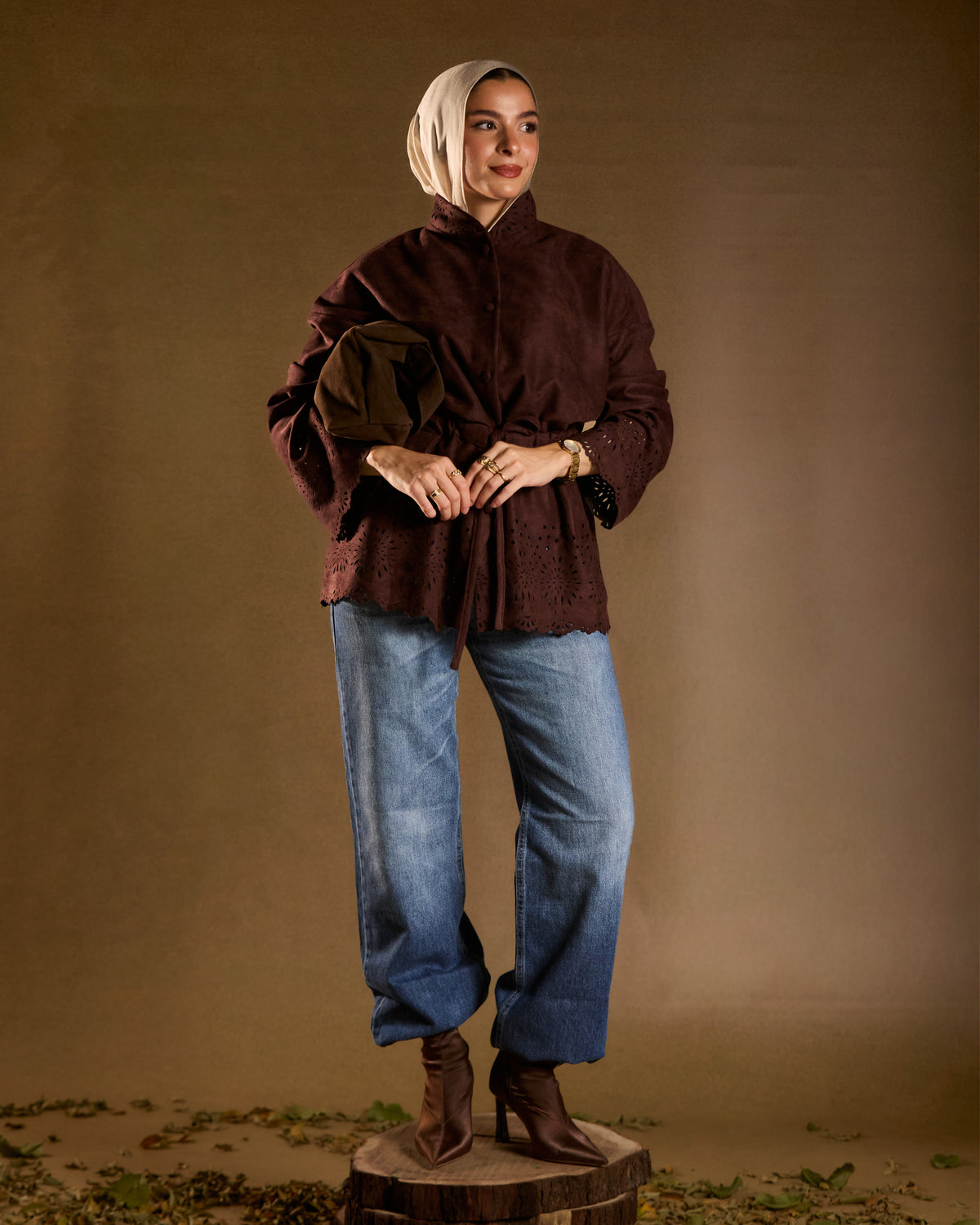 Falling Petals blouse
