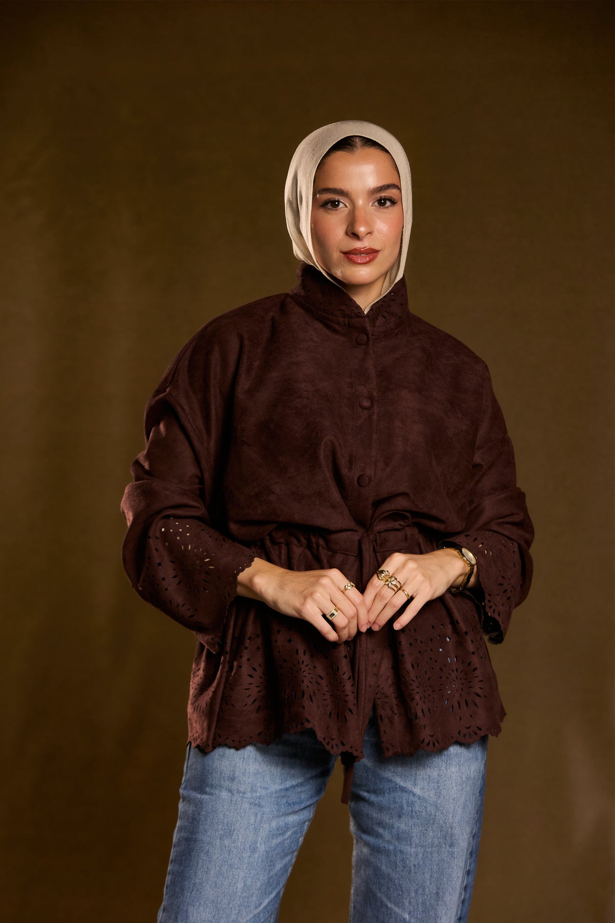 Falling Petals blouse