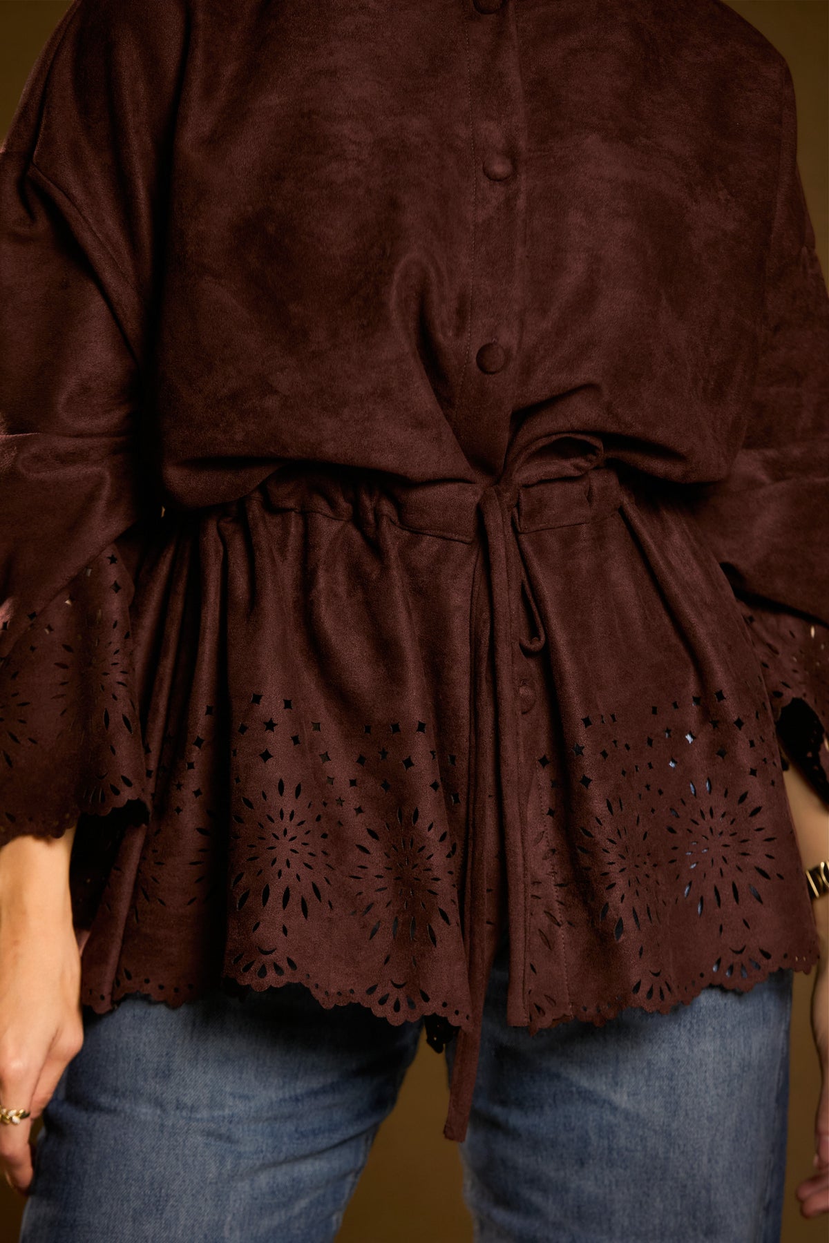 Falling Petals blouse