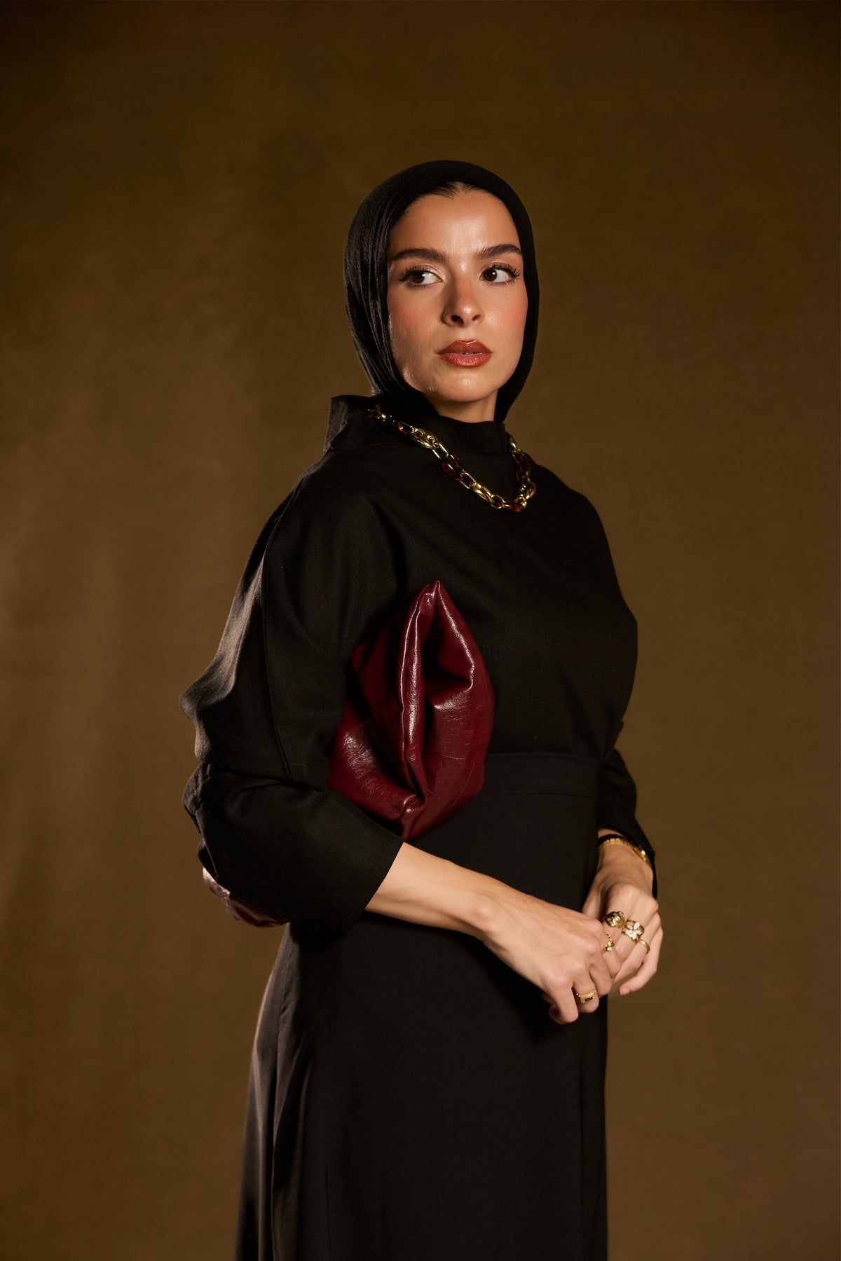Black Linen Top