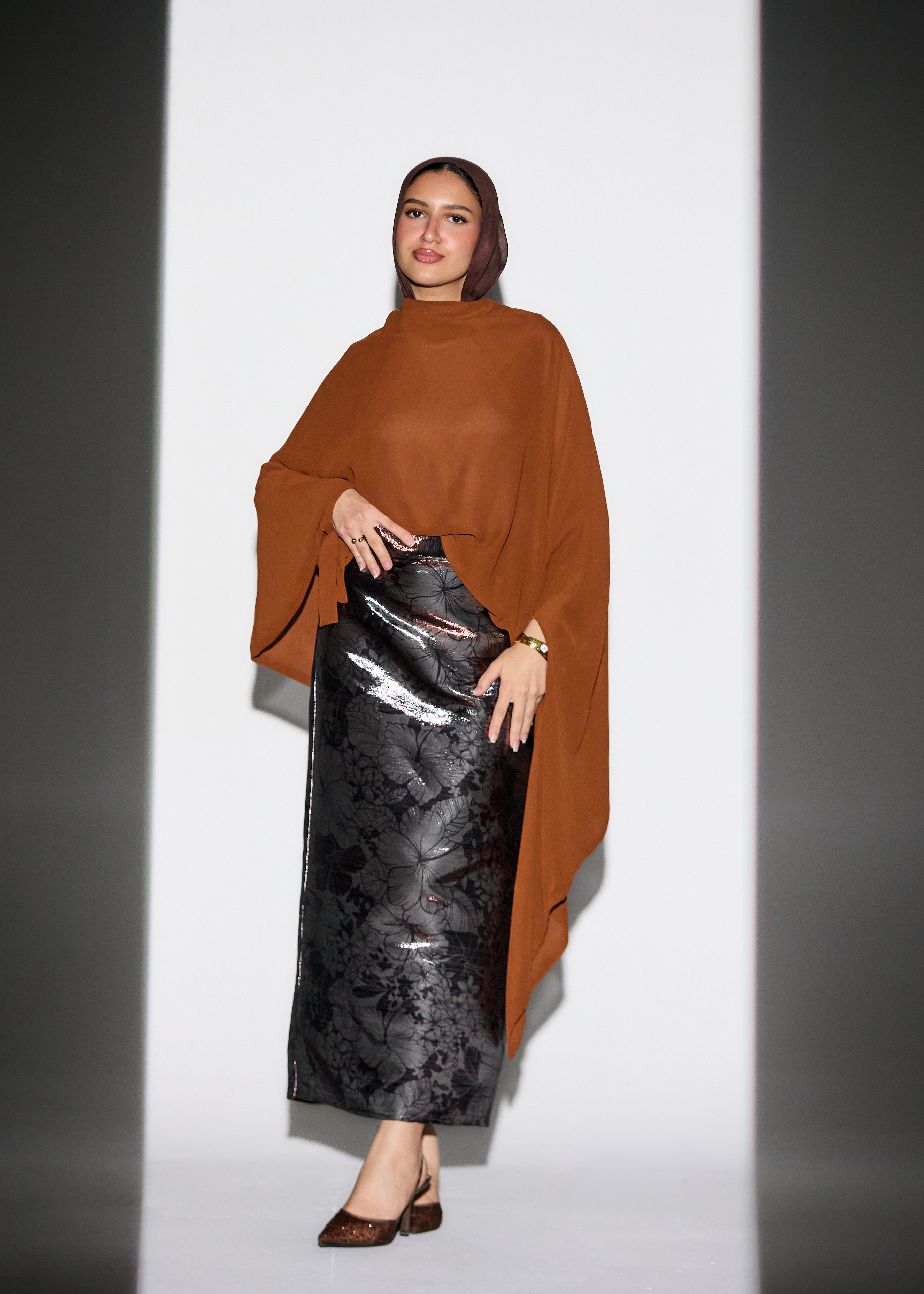 Gloss Noir Skirt