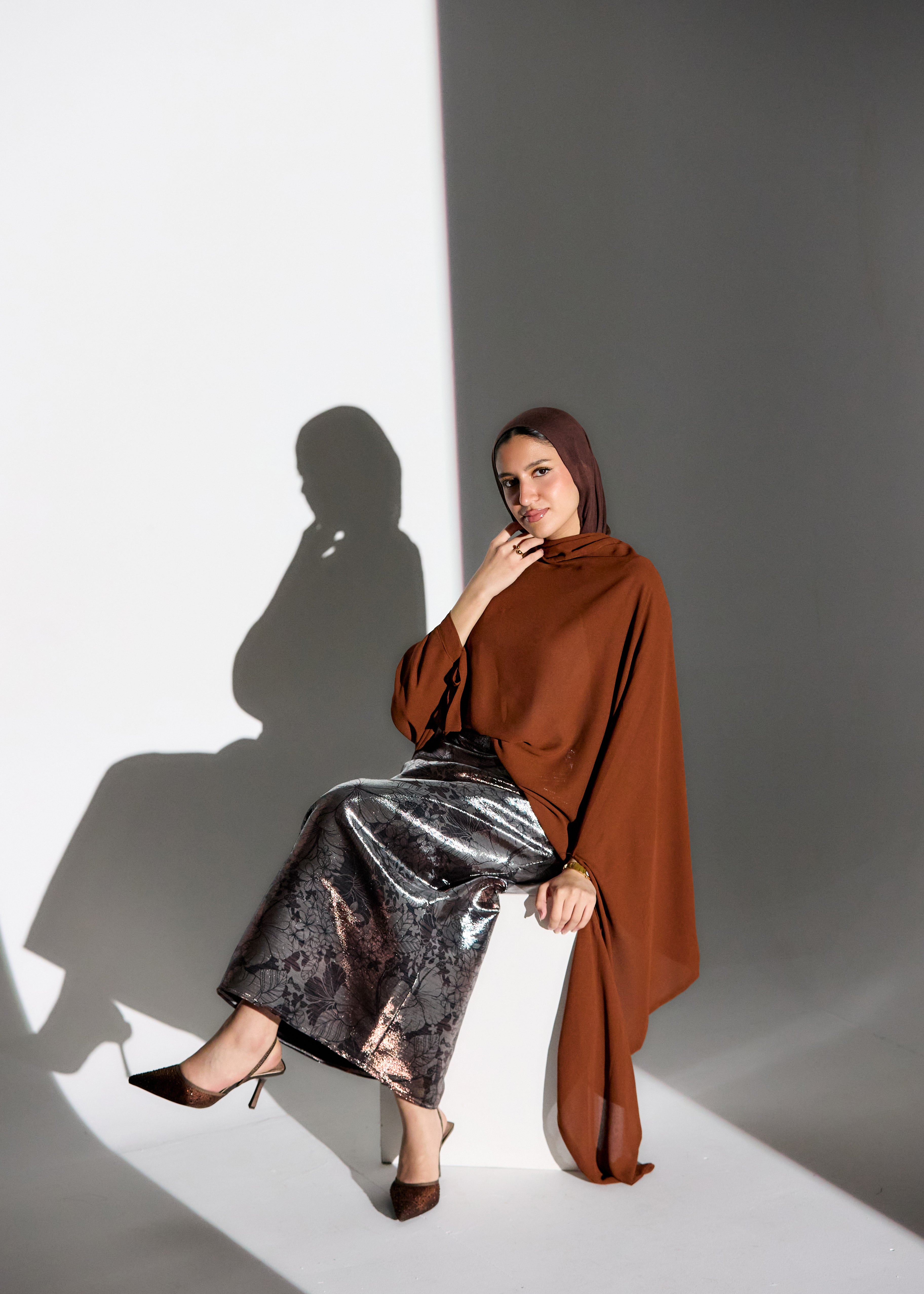 Gloss Noir Skirt