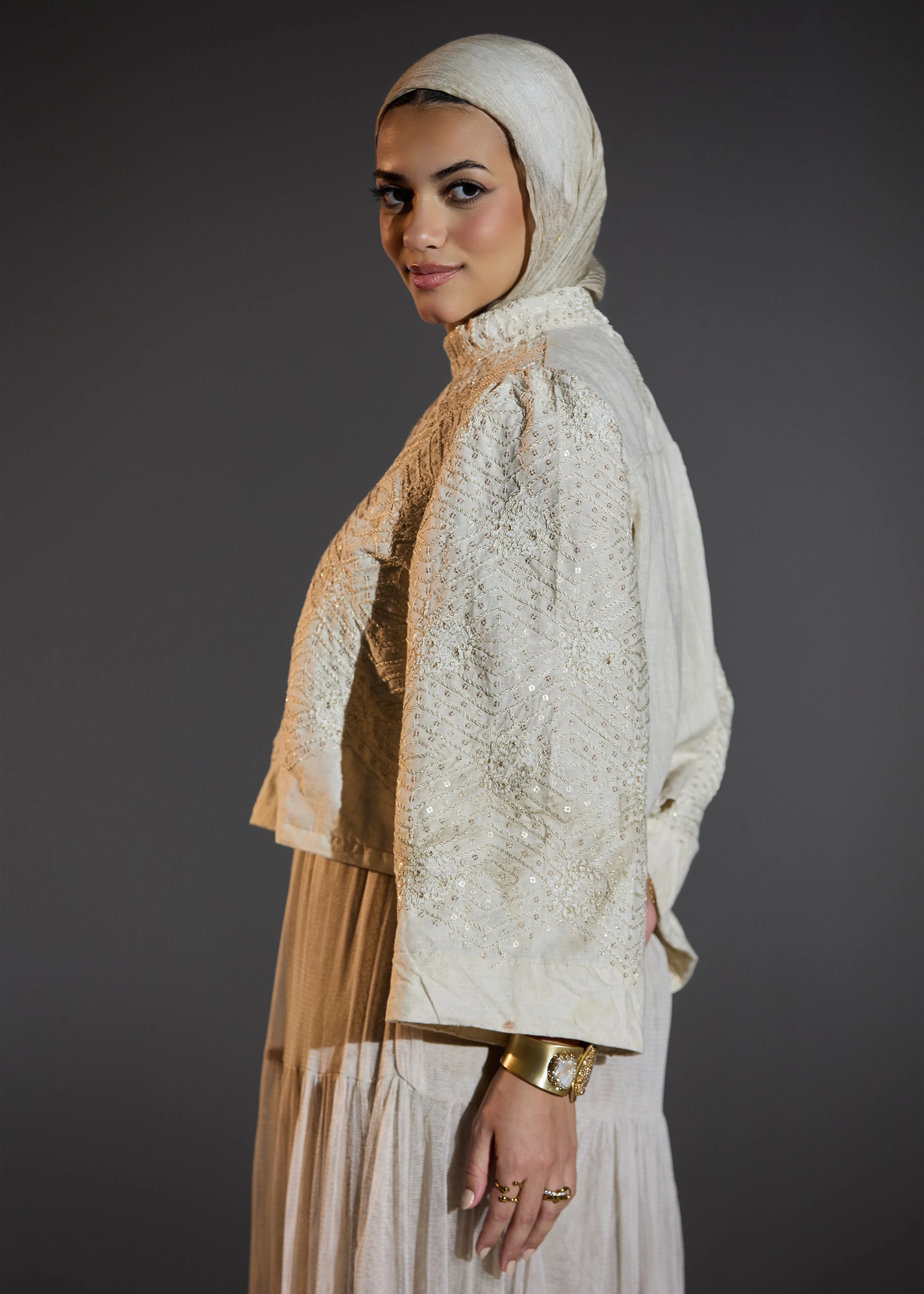 Pearl Cream Blouse