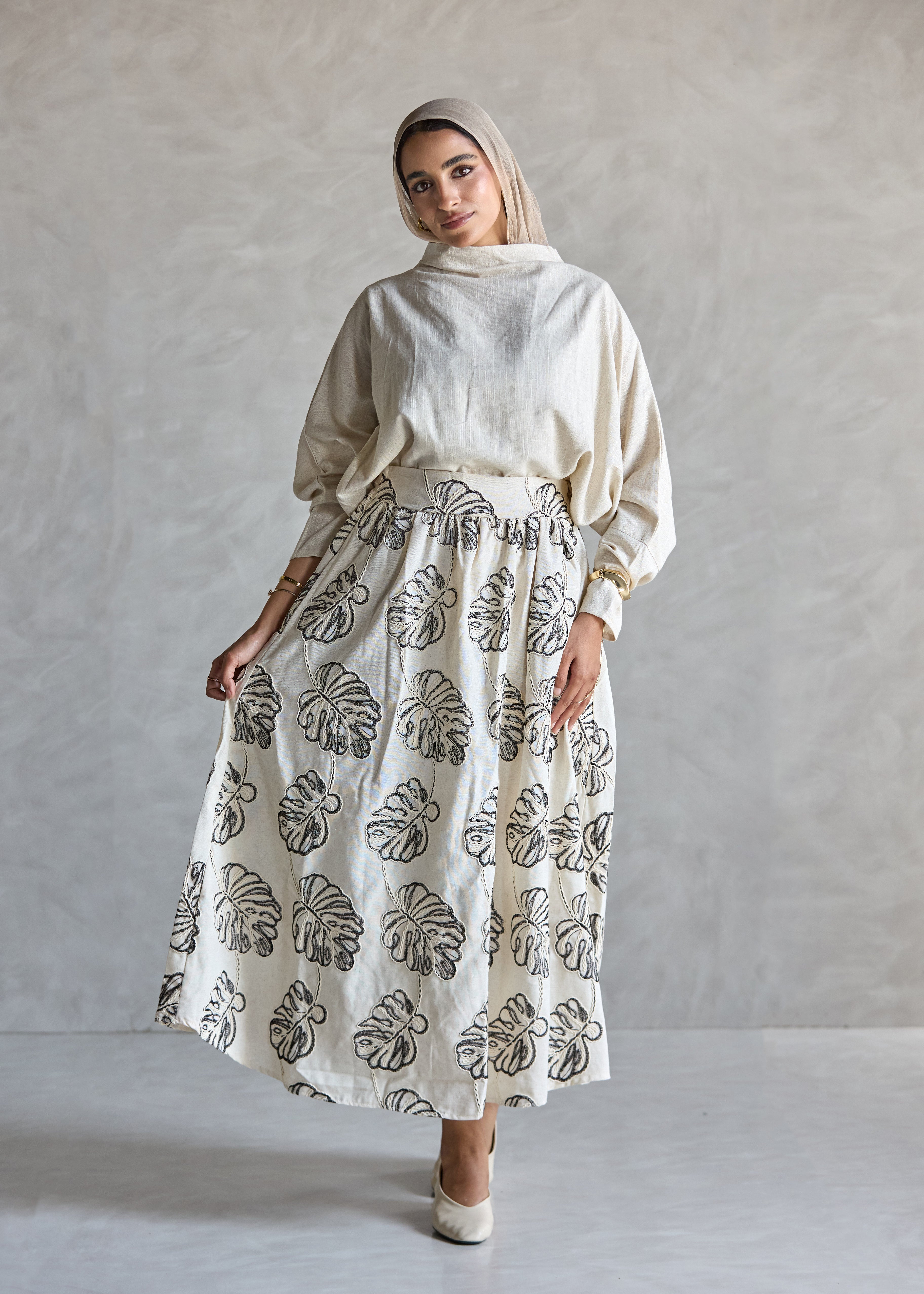 Moonlit Palm Skirt