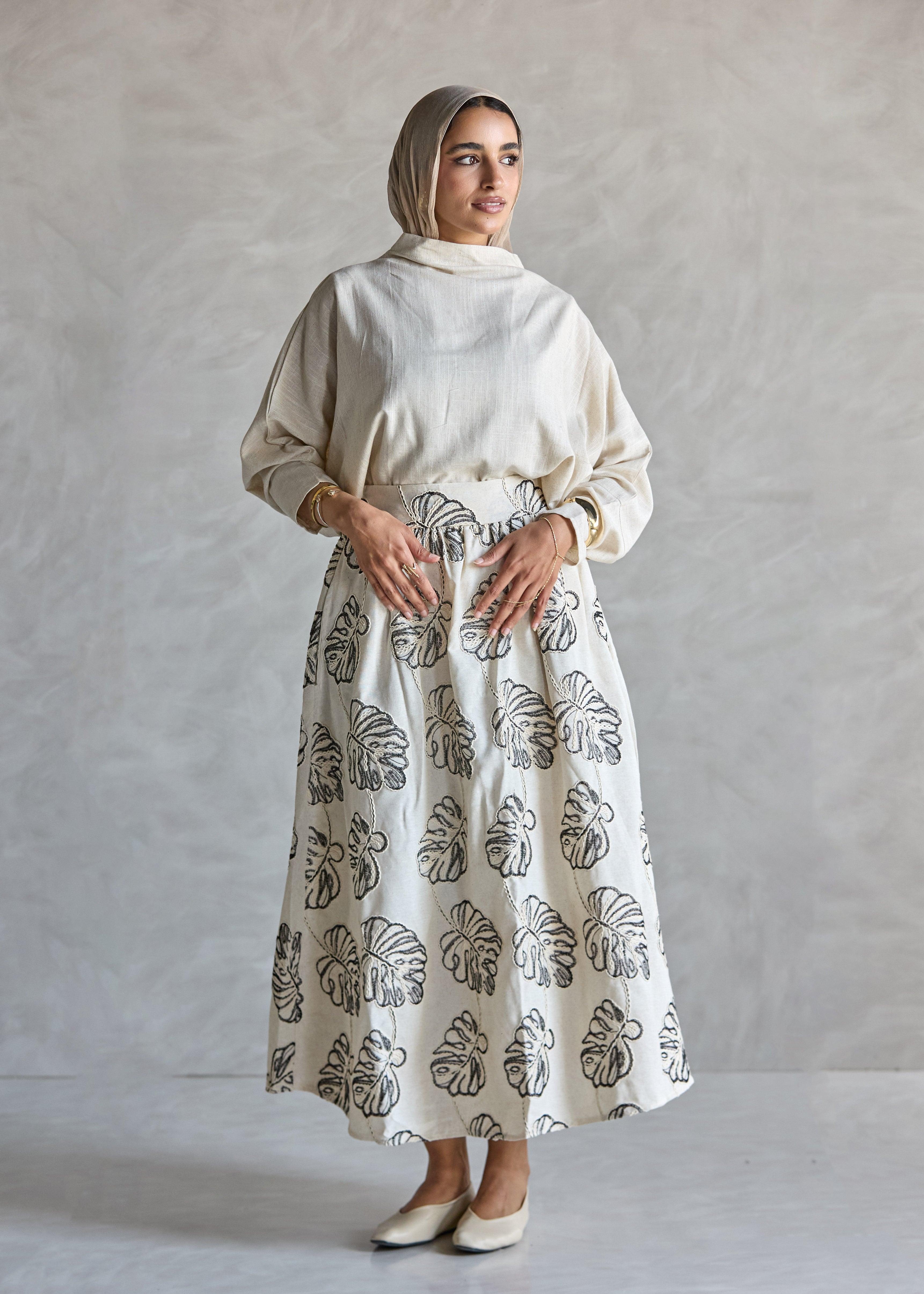 Moonlit Palm Skirt