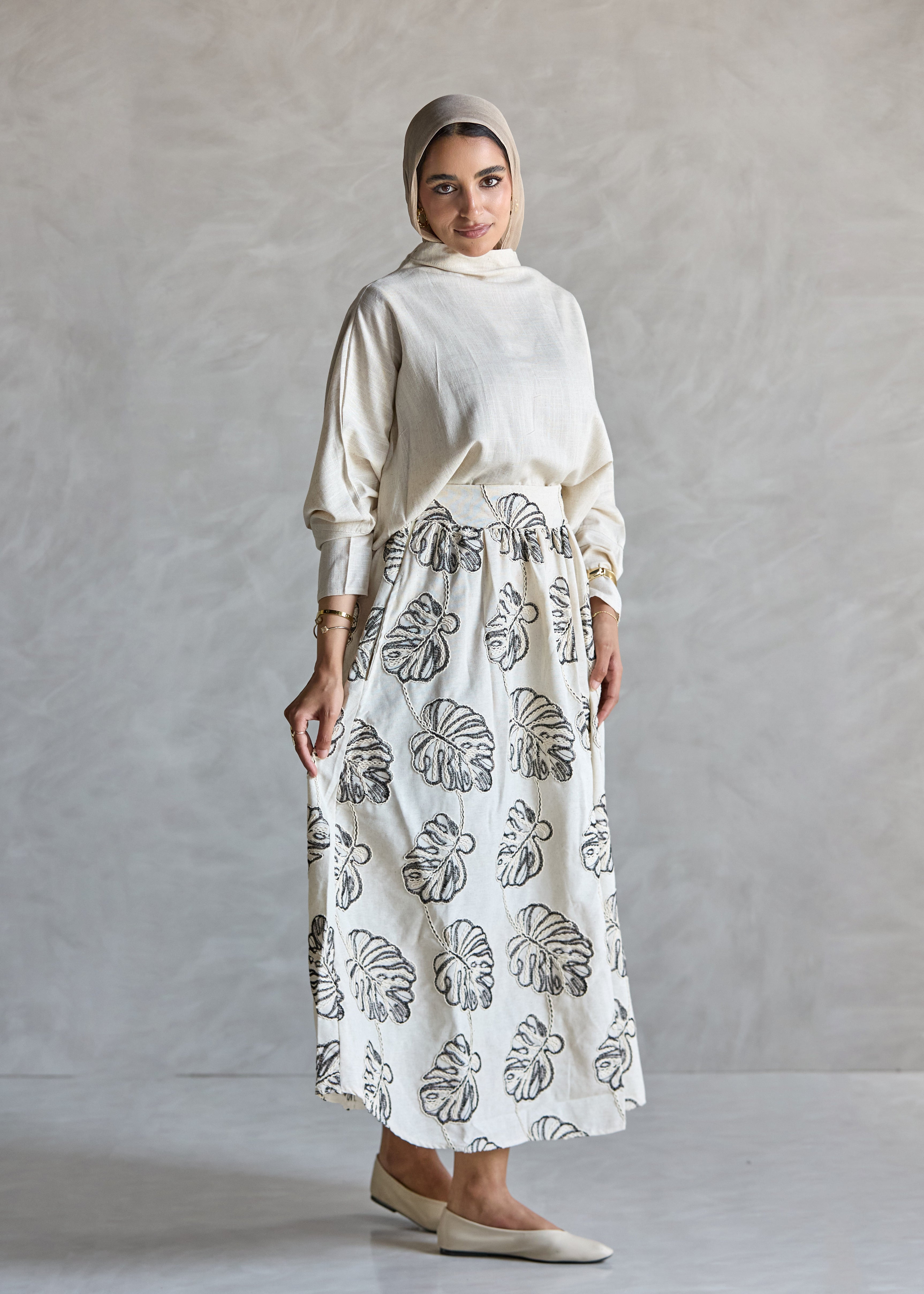 Moonlit Palm Skirt