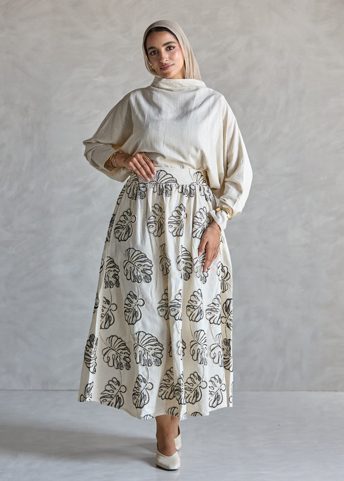 Moonlit Palm Skirt