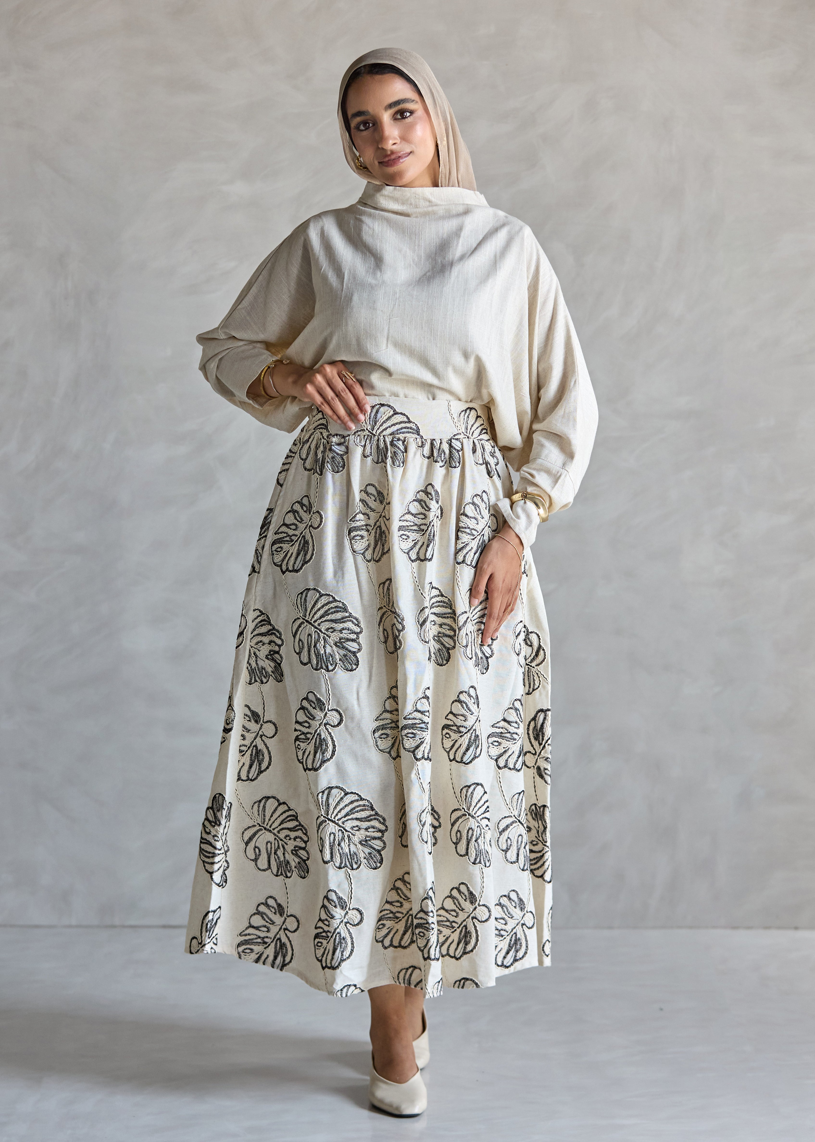 Moonlit Palm Skirt