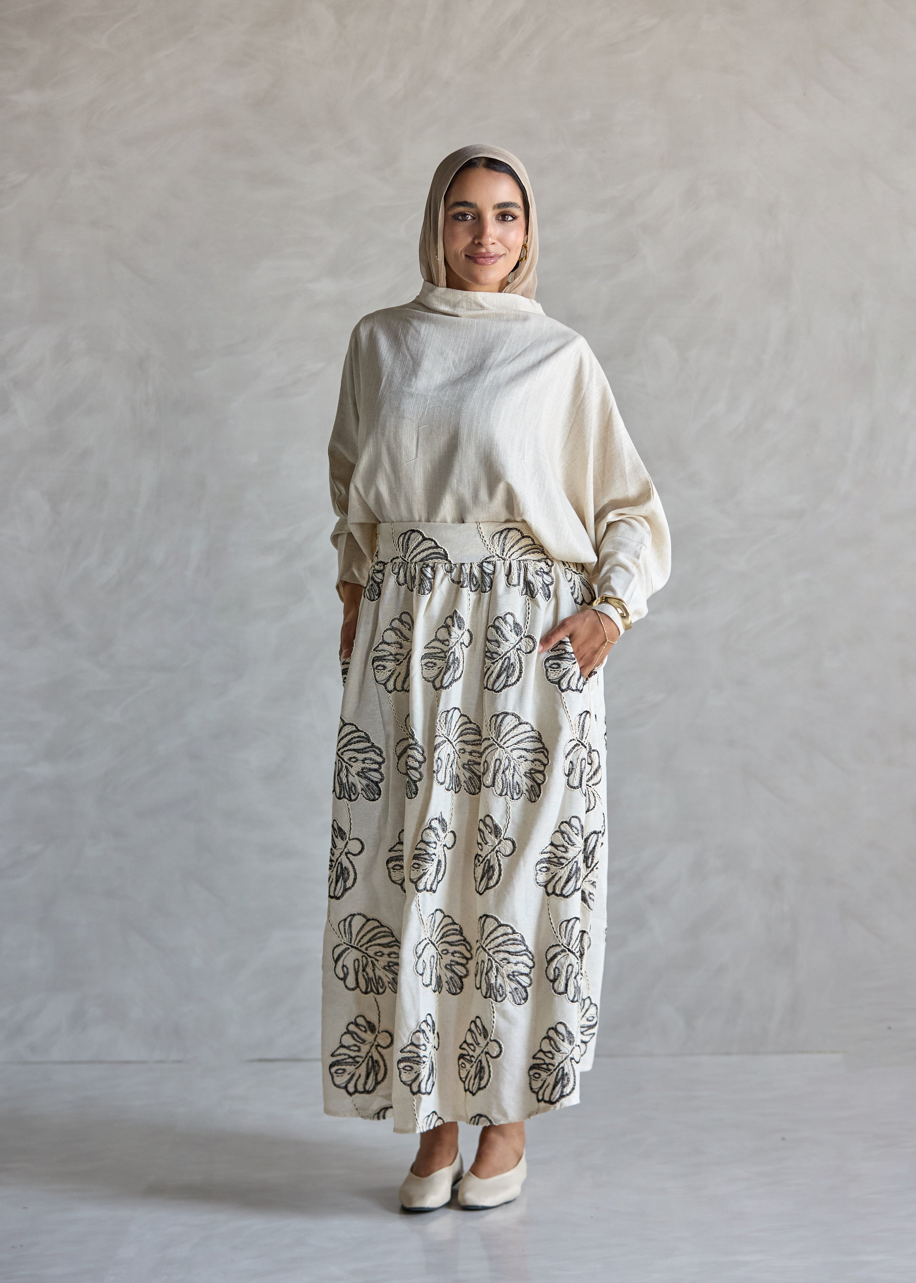 Moonlit Palm Skirt