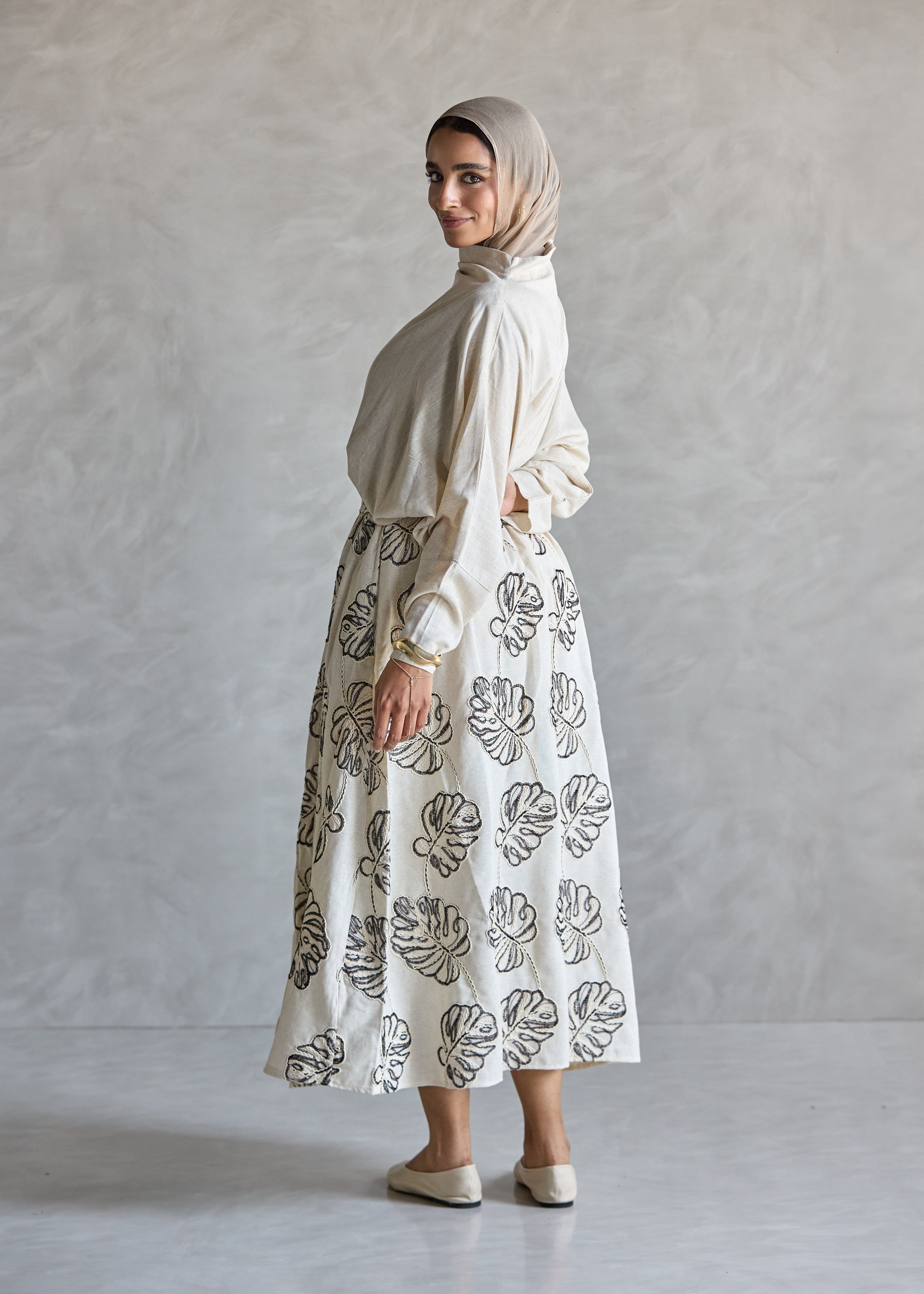 Moonlit Palm Skirt