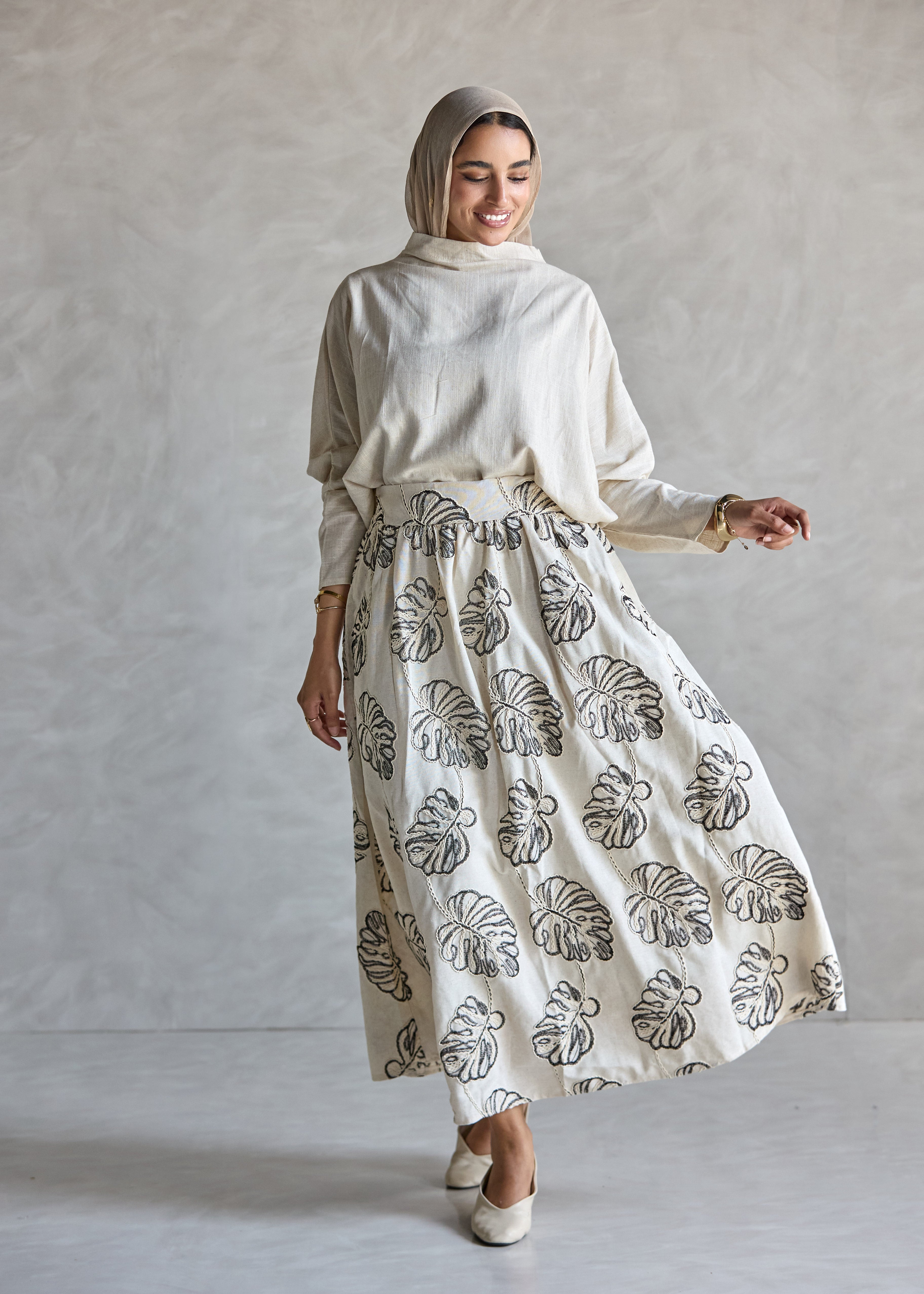 Moonlit Palm Skirt