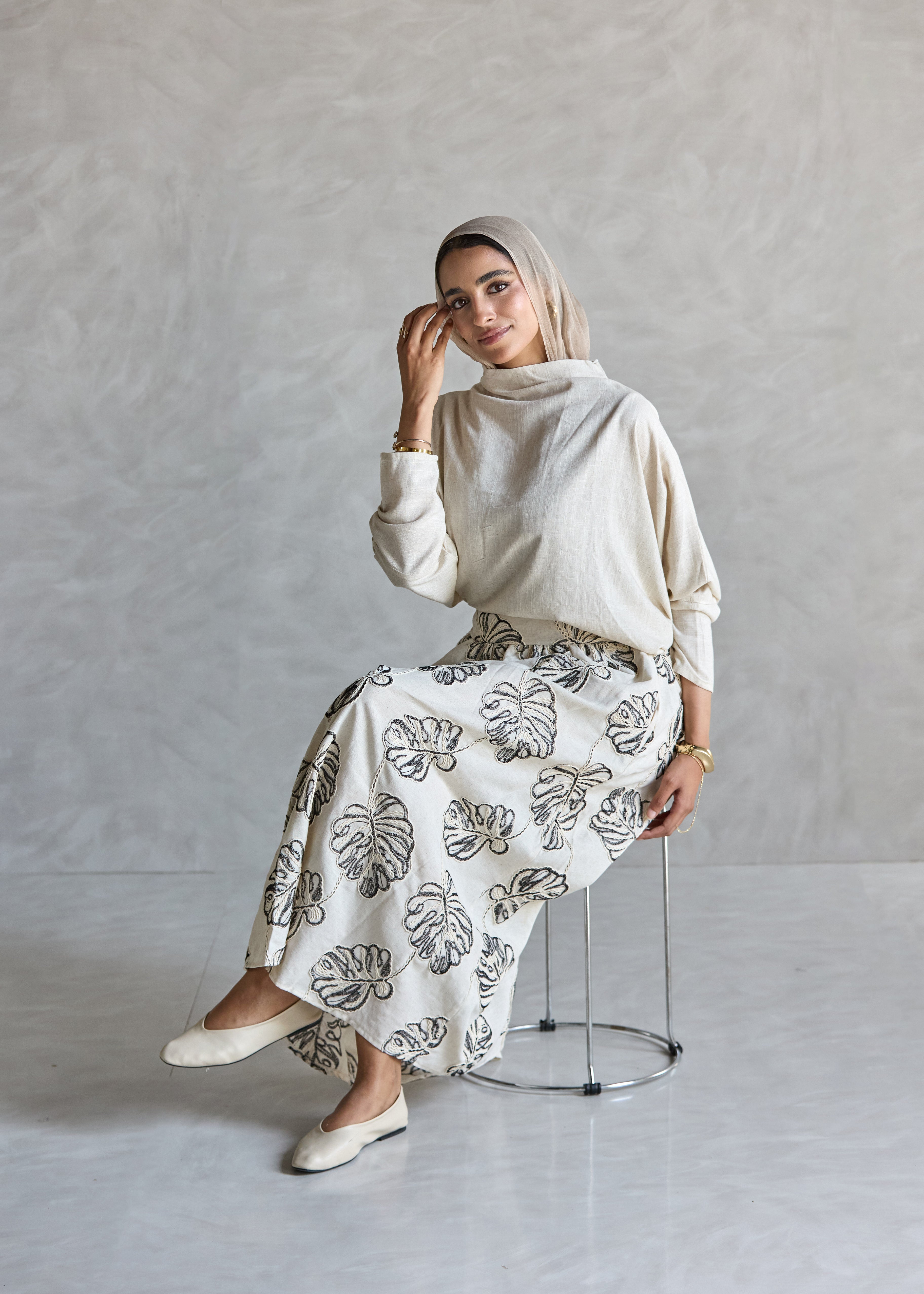 Moonlit Palm Skirt