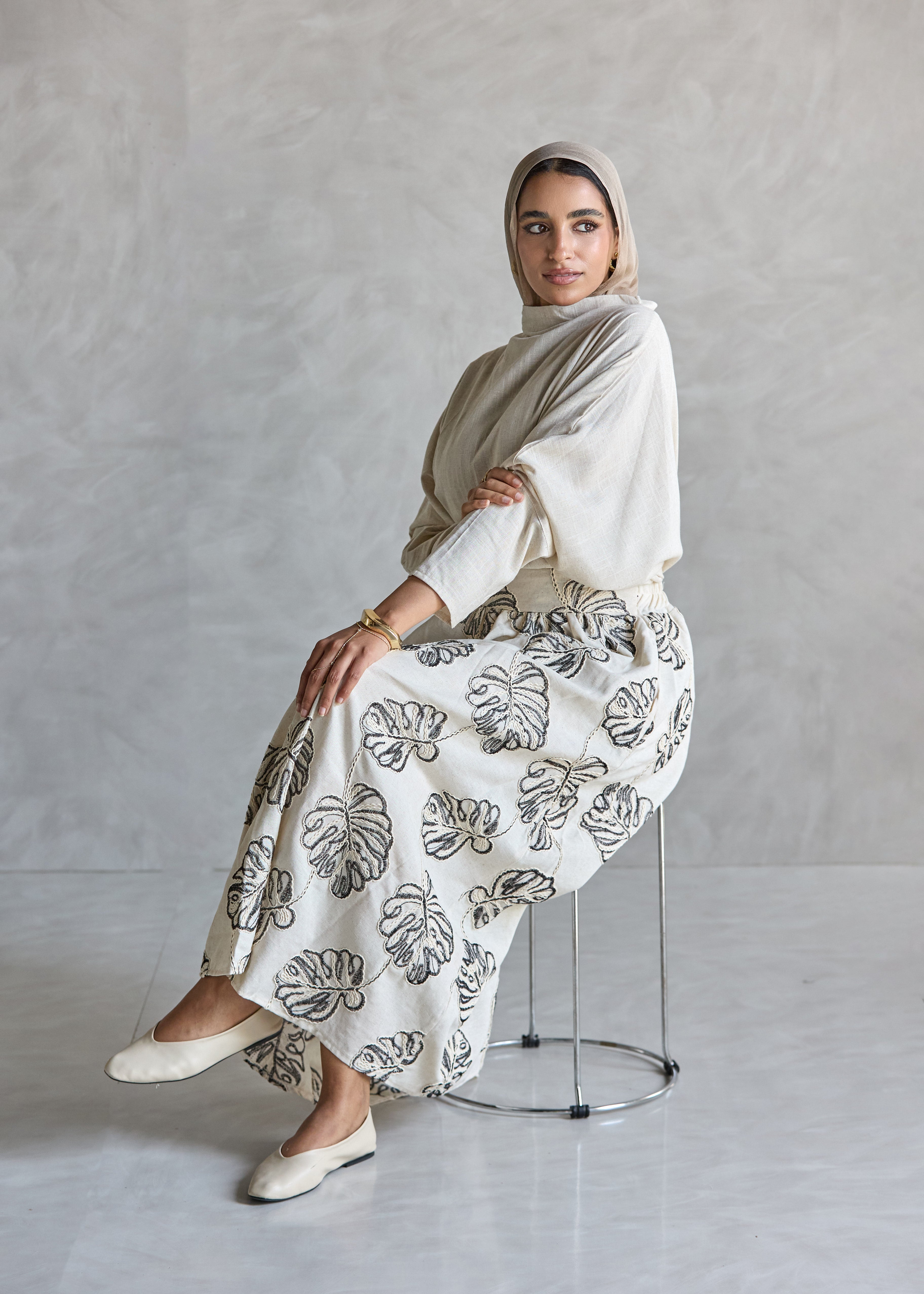 Moonlit Palm Skirt