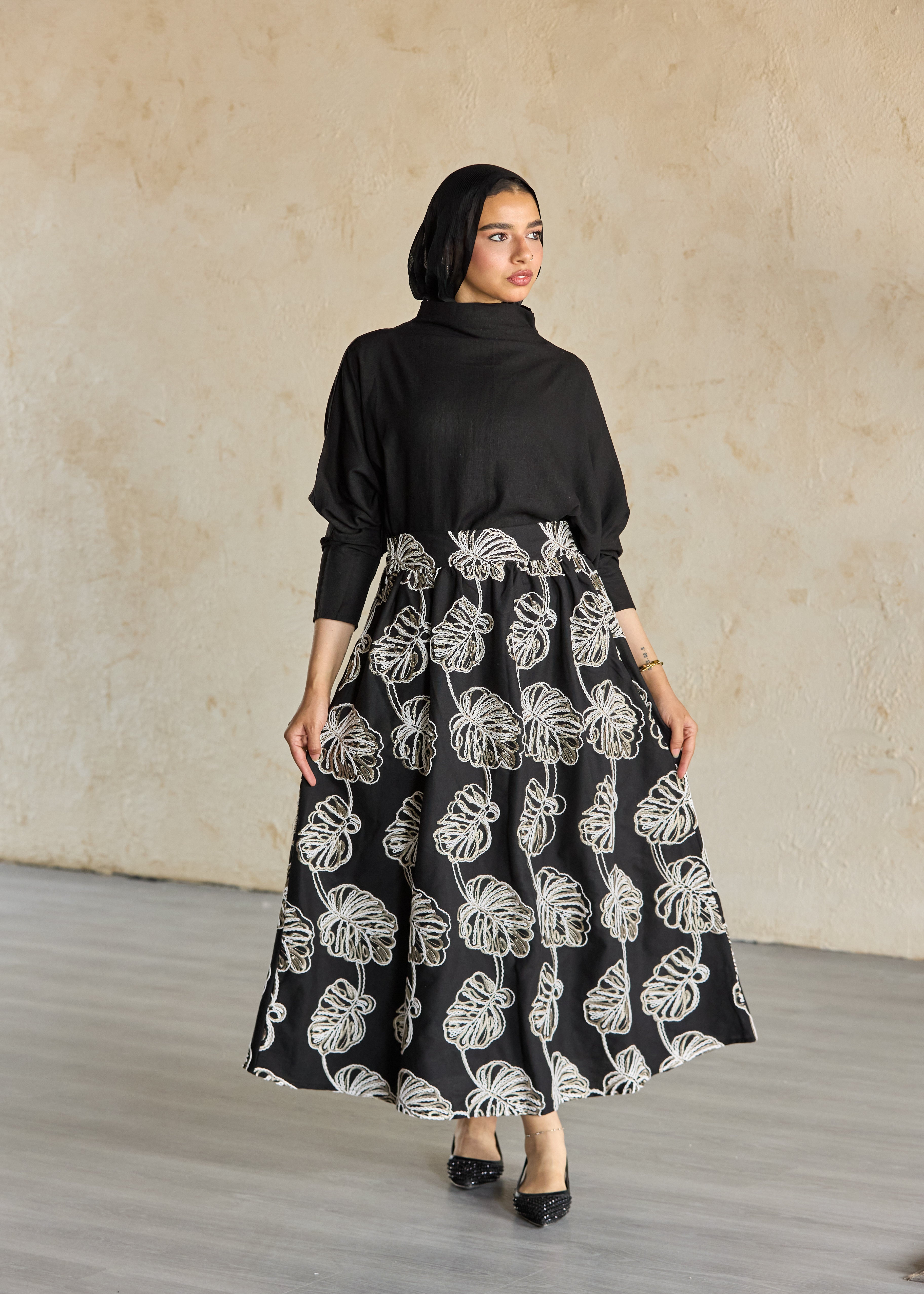 Moonlit Palm Skirt