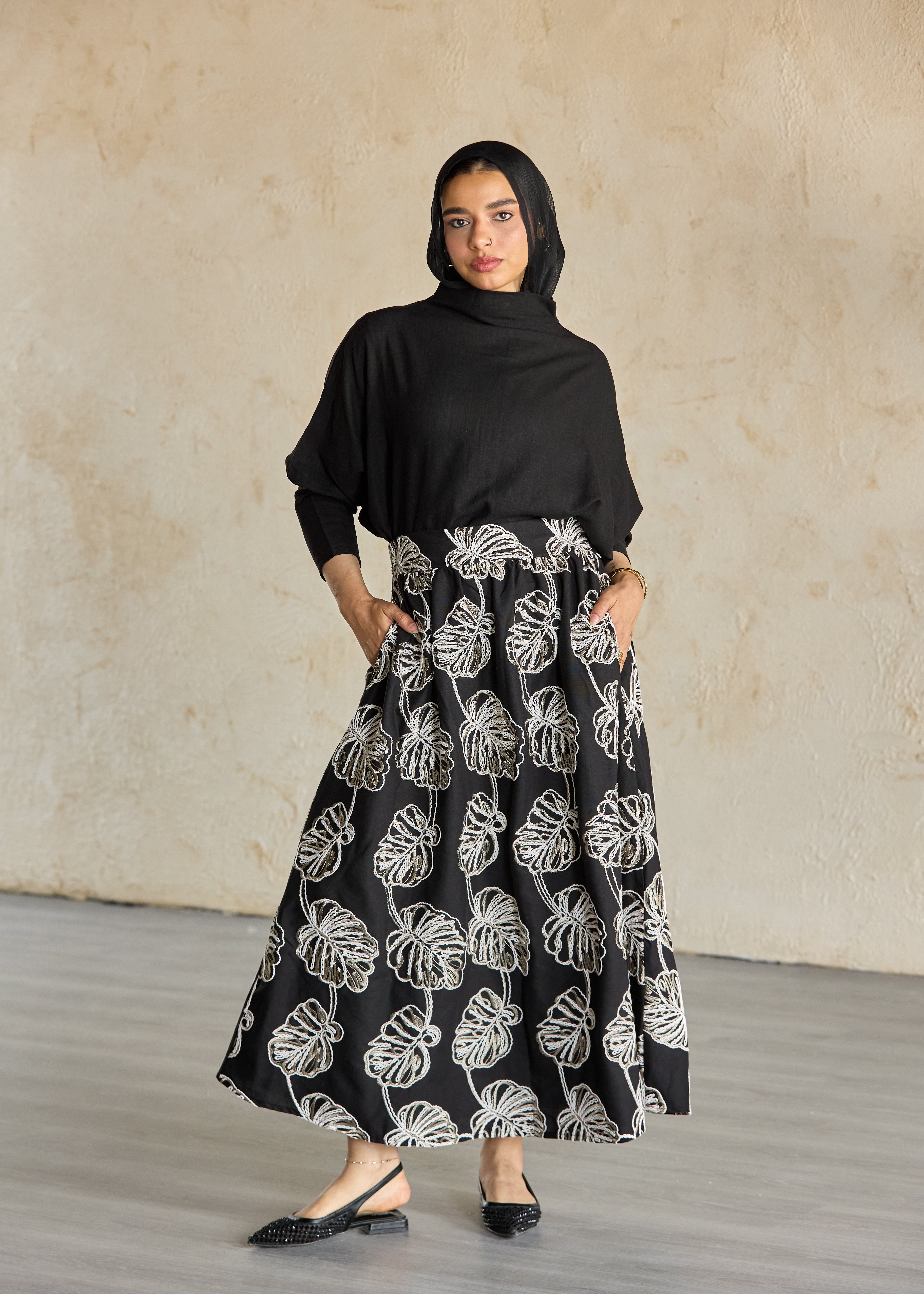Moonlit Palm Skirt