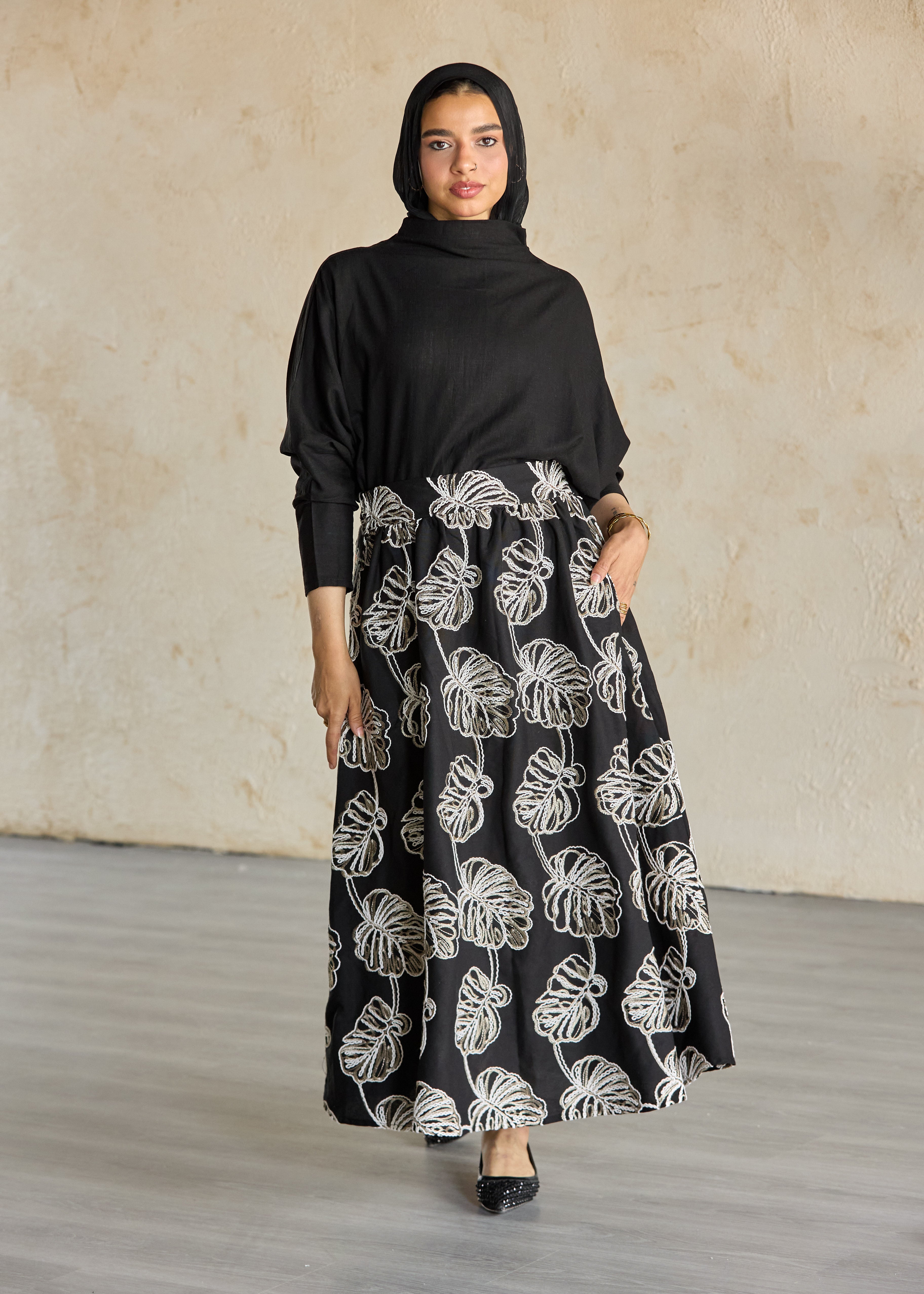 Moonlit Palm Skirt