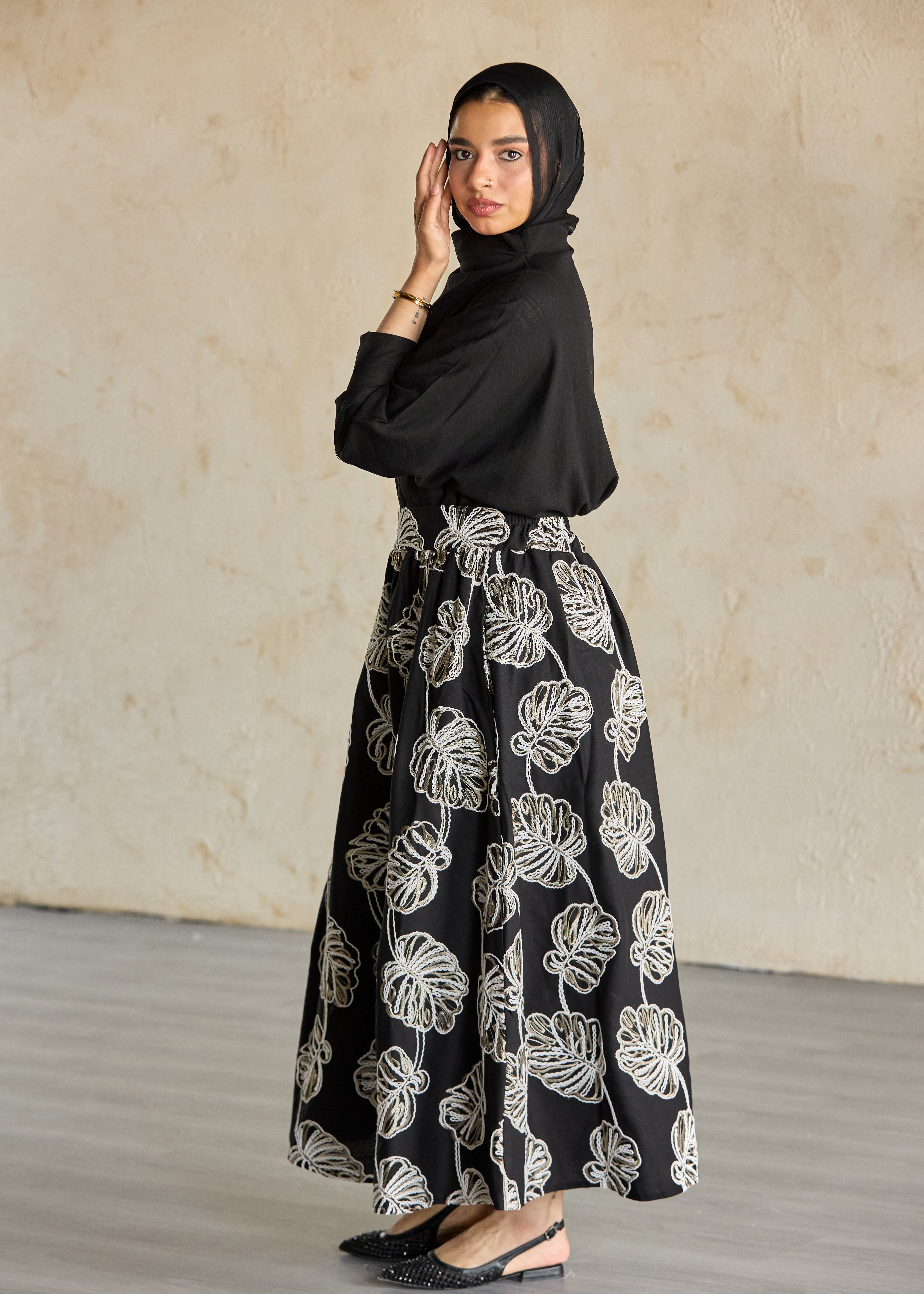 Moonlit Palm Skirt