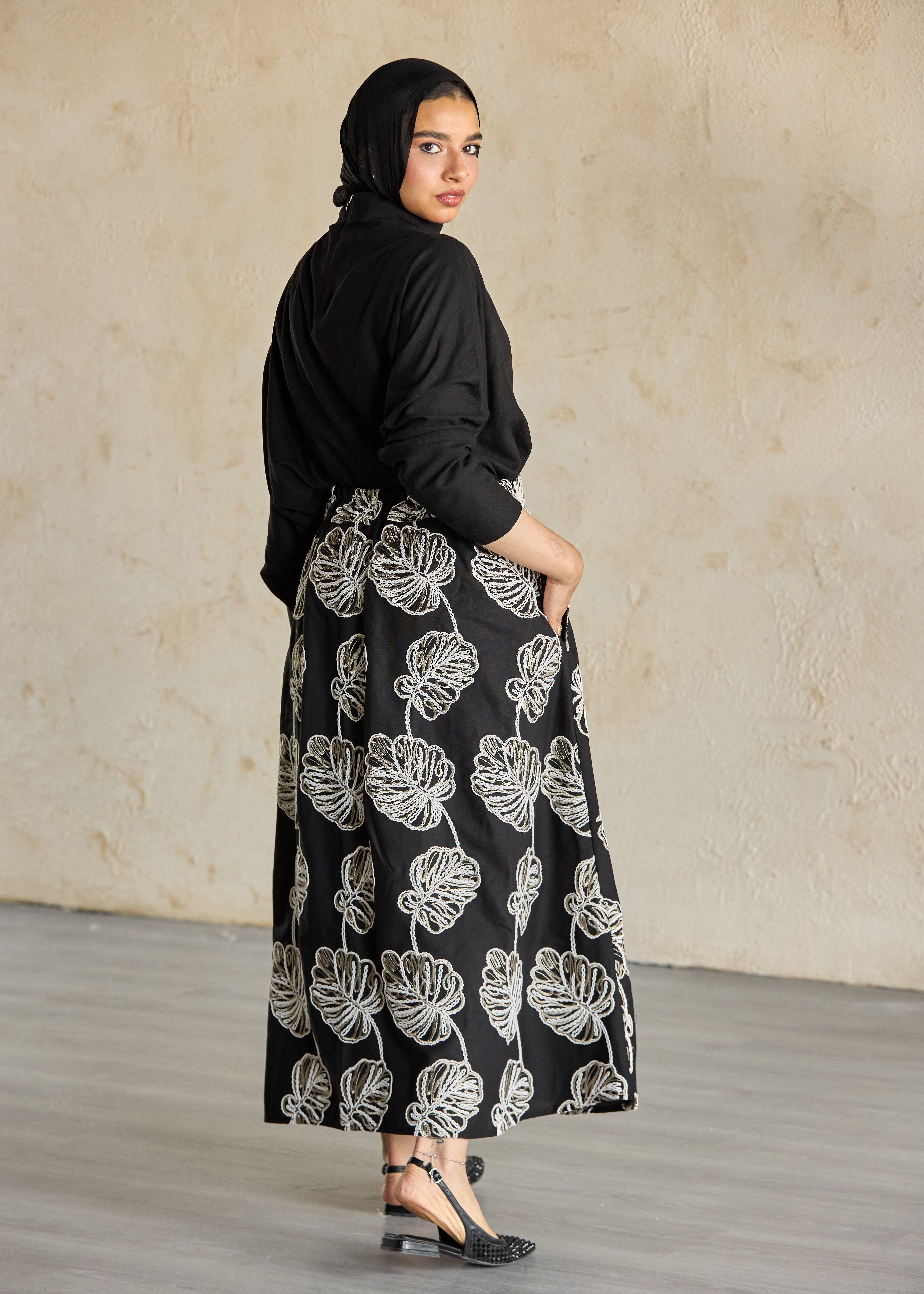 Moonlit Palm Skirt