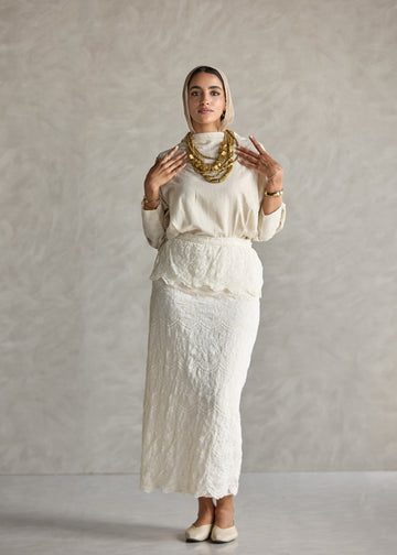 White Lace Skirt