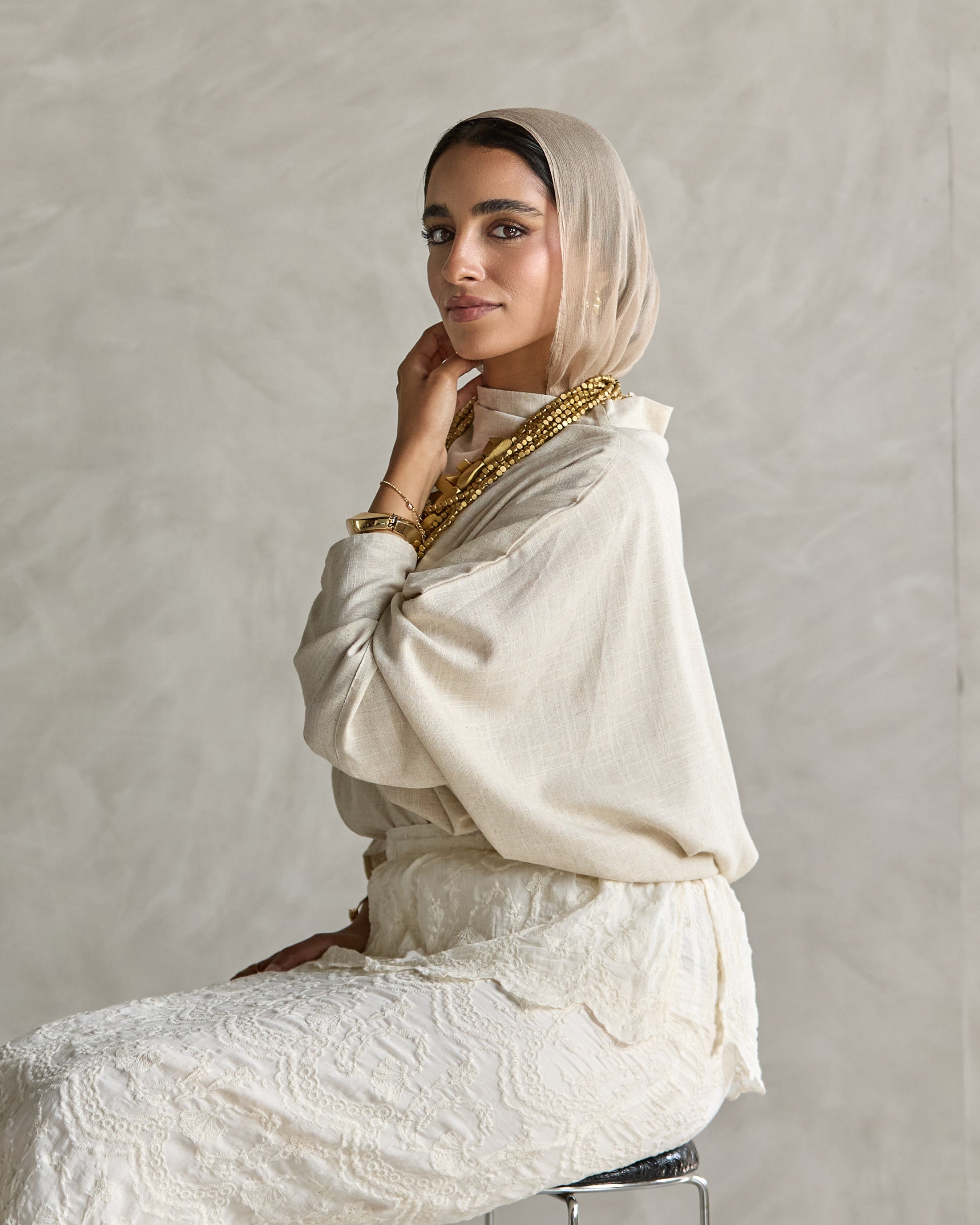 White Lace Skirt