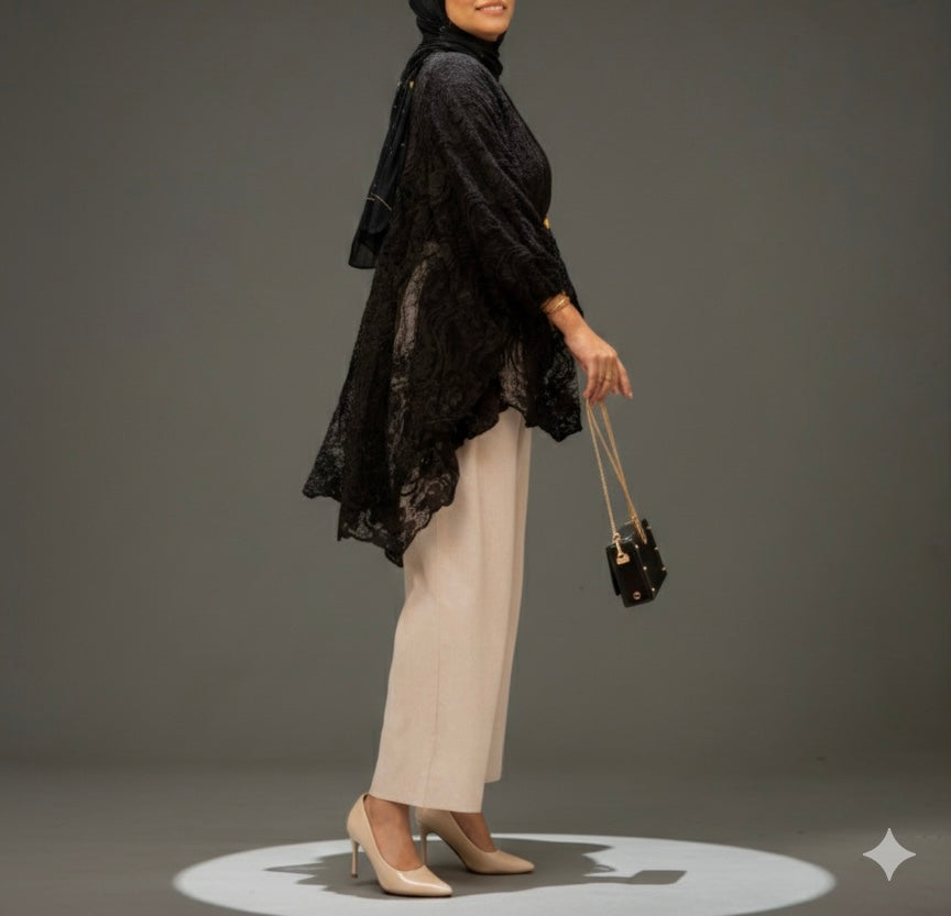 Guipure Lace Top