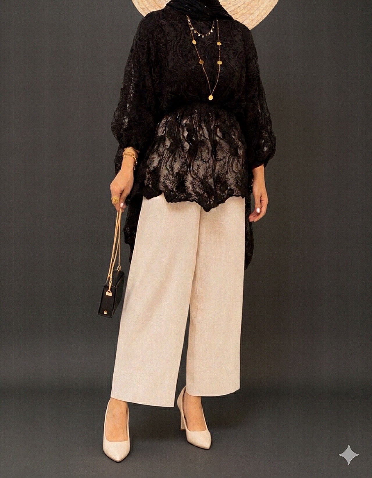 Guipure Lace Top
