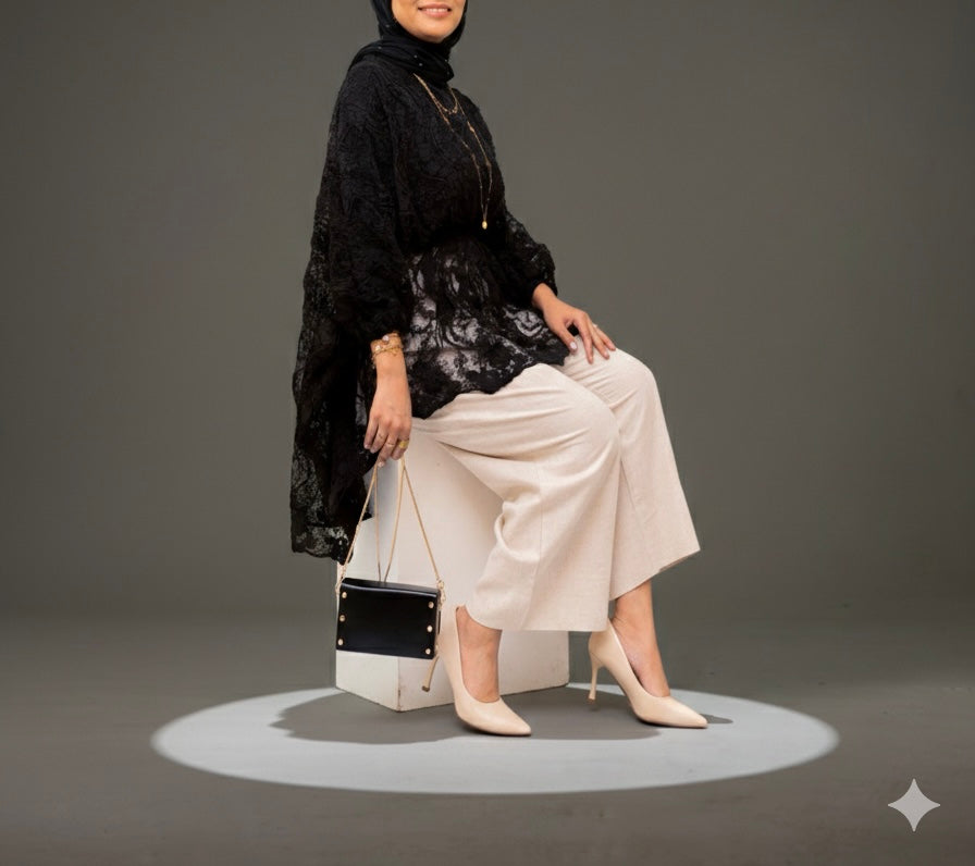 Guipure Lace Top