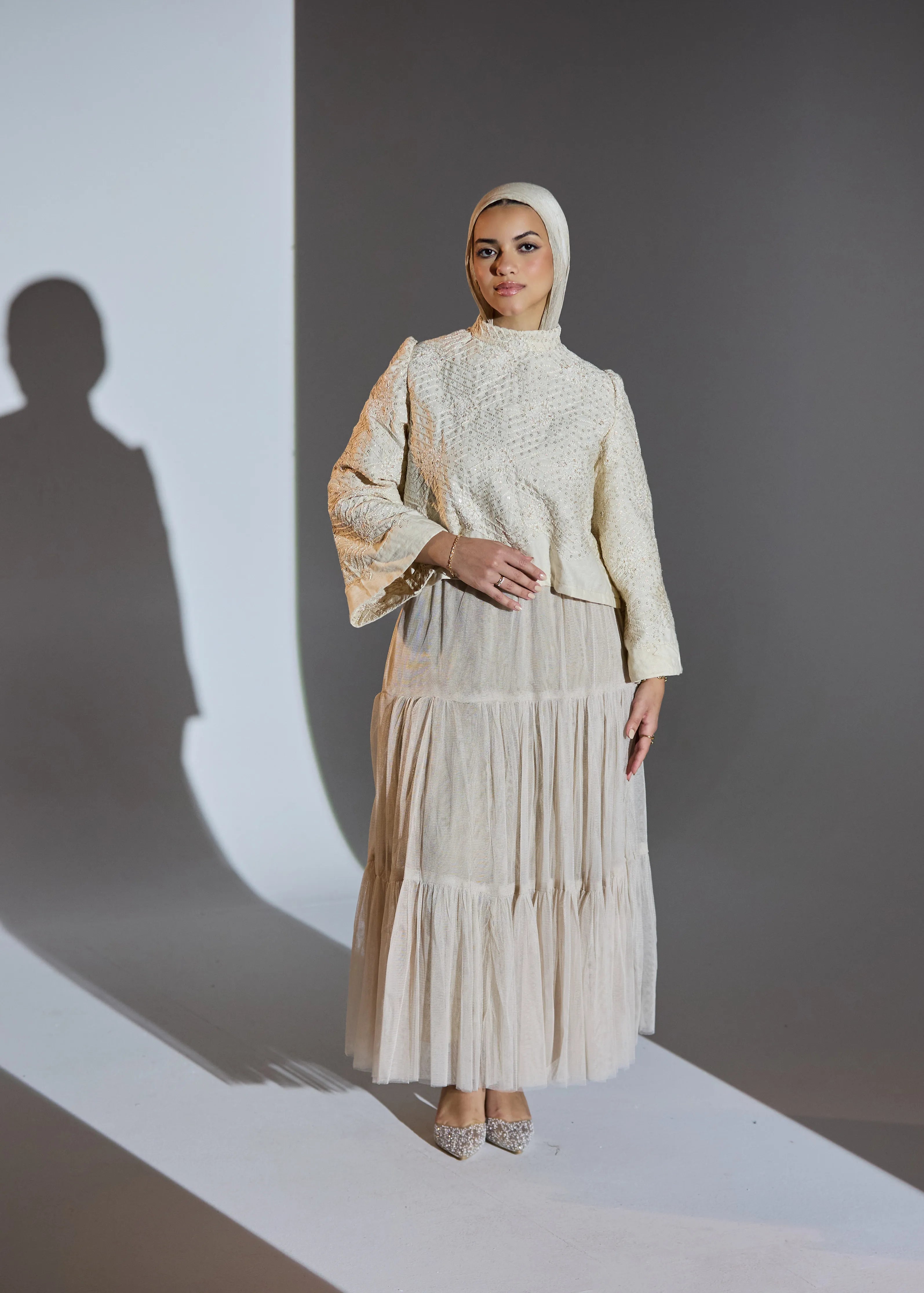 Pearl Cream Blouse