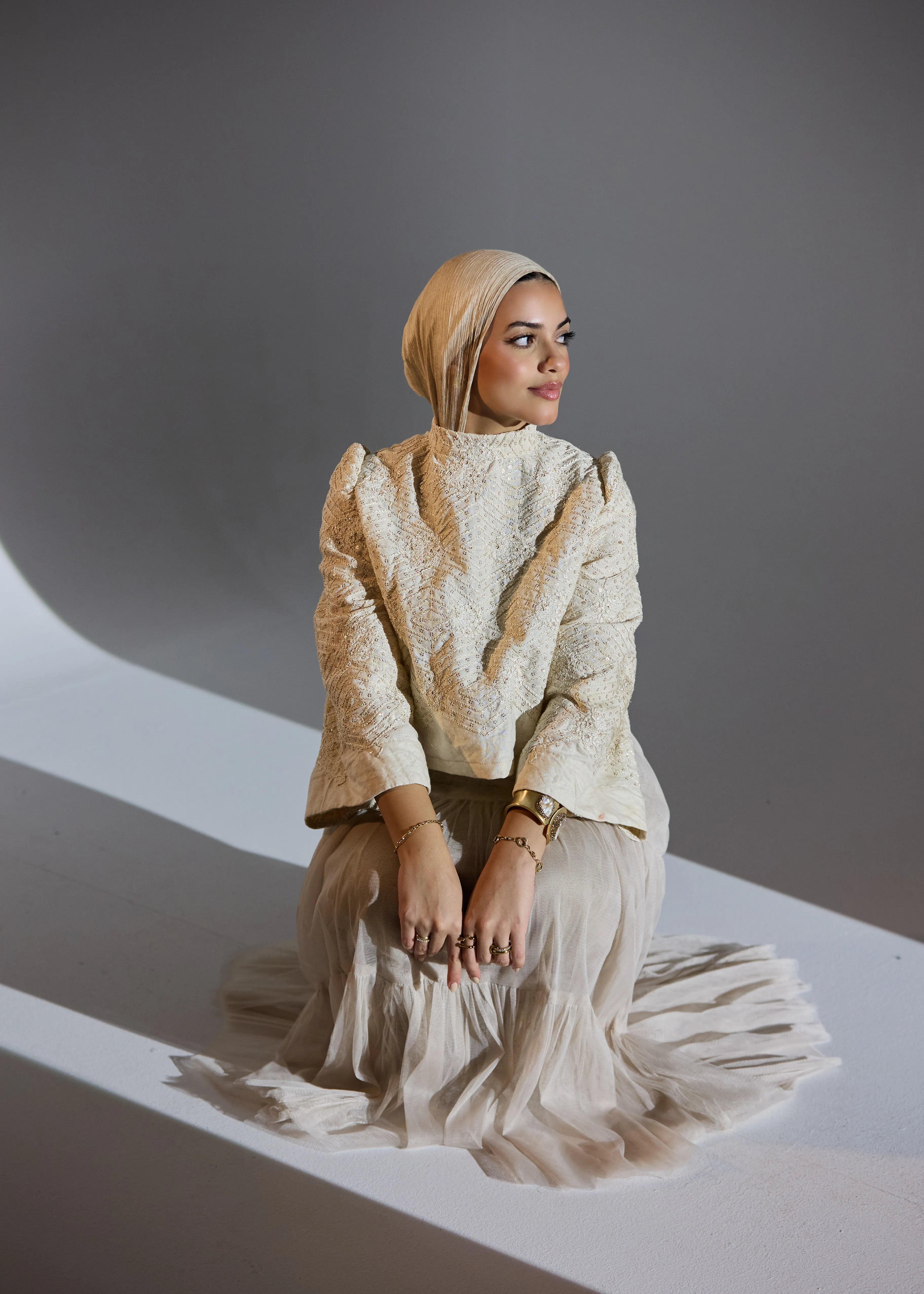 Pearl Cream Blouse