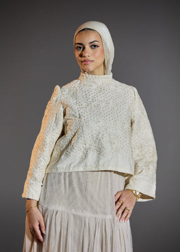 Pearl Cream Blouse