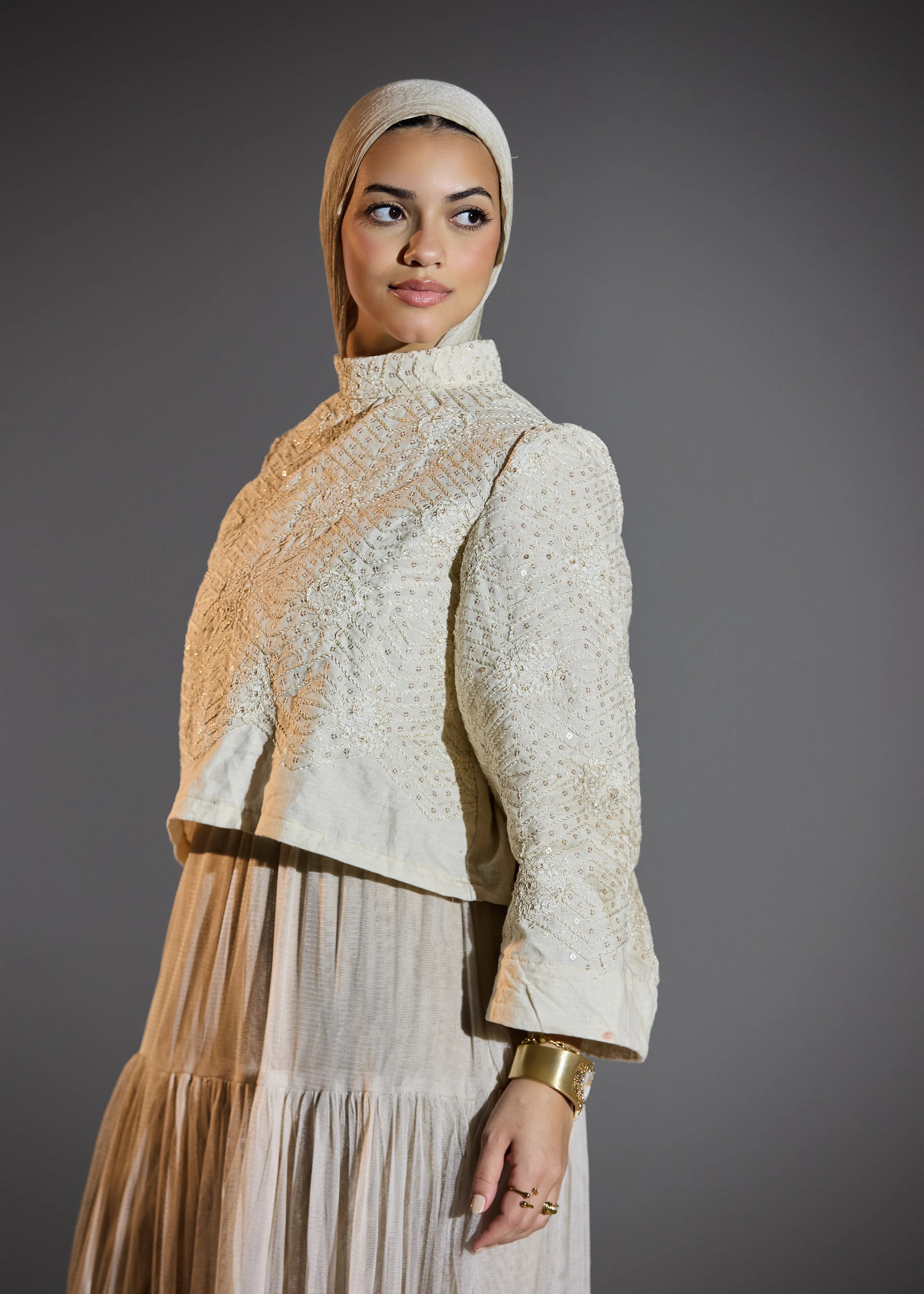 Pearl Cream Blouse
