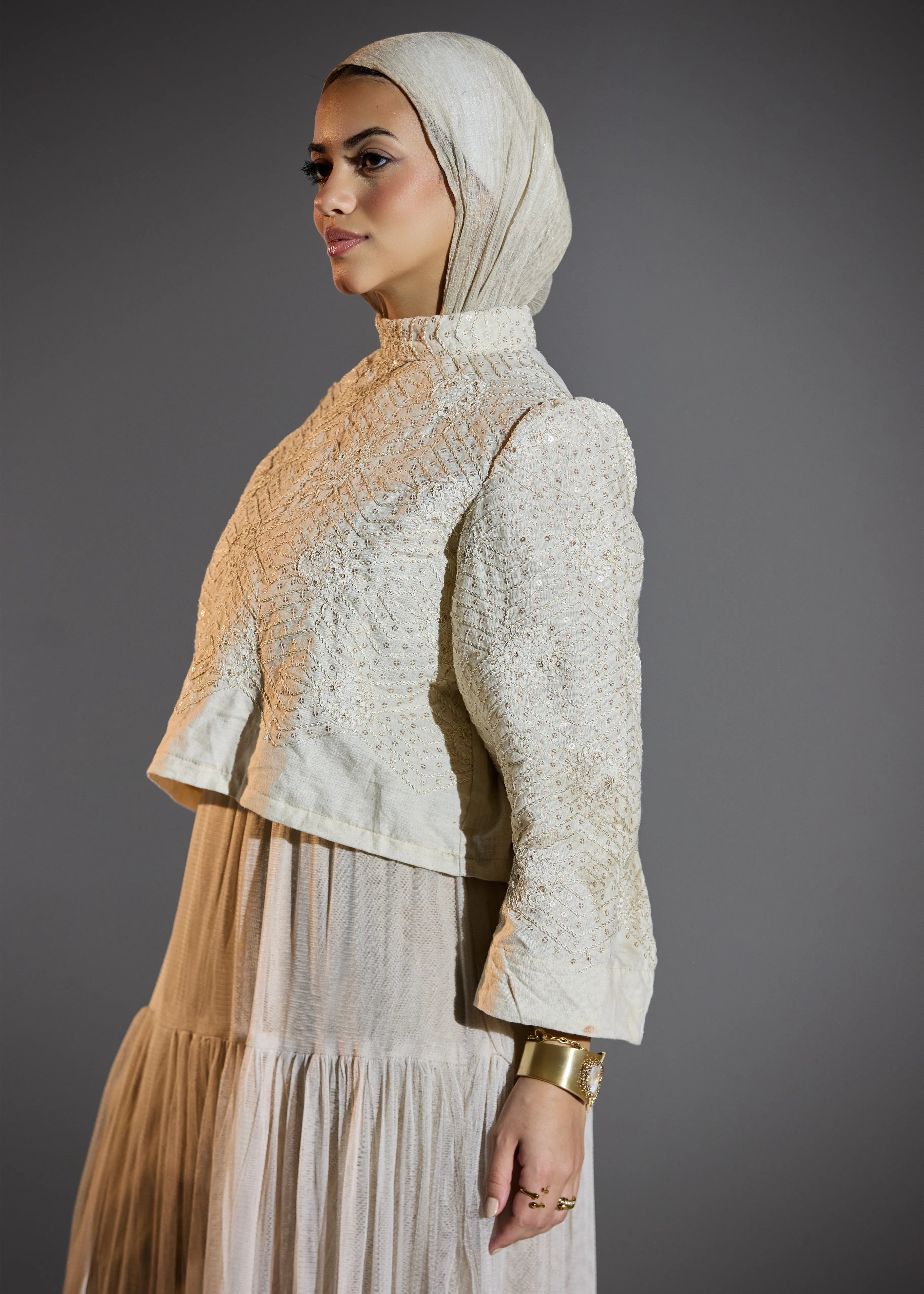 Pearl Cream Blouse
