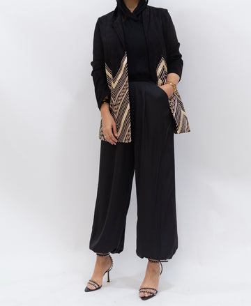 Silk balloon pants