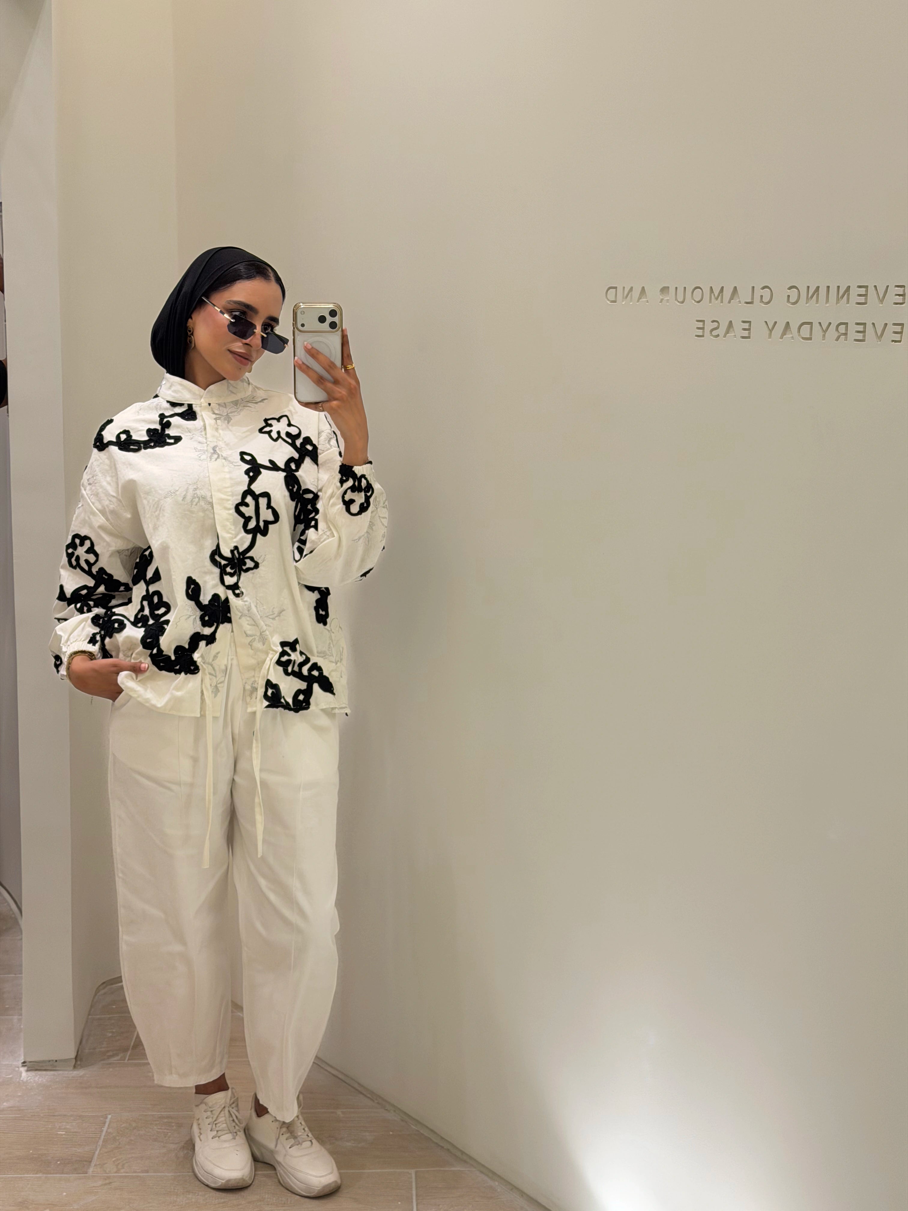 Black floral Jacket