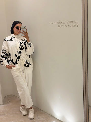Black floral Jacket