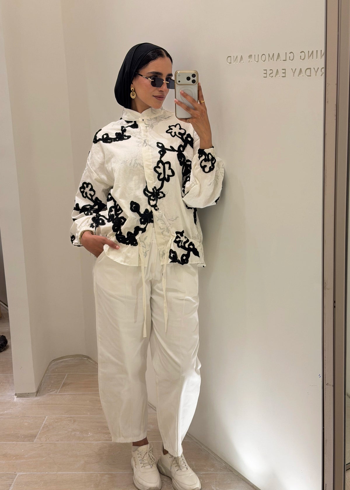 Black floral Jacket