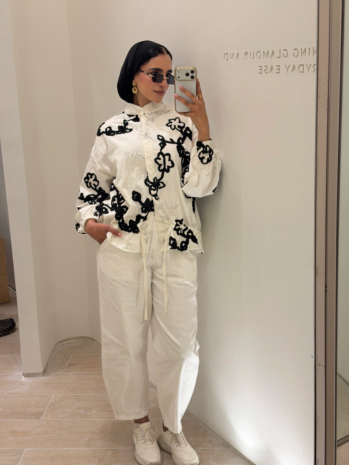 Black floral Jacket